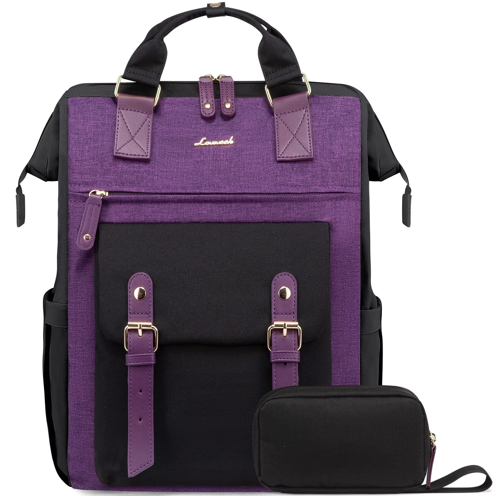 Stylish Women's Laptop Backpack, Teacher & Nurse Work Bag, 15.6" Travel Purse1