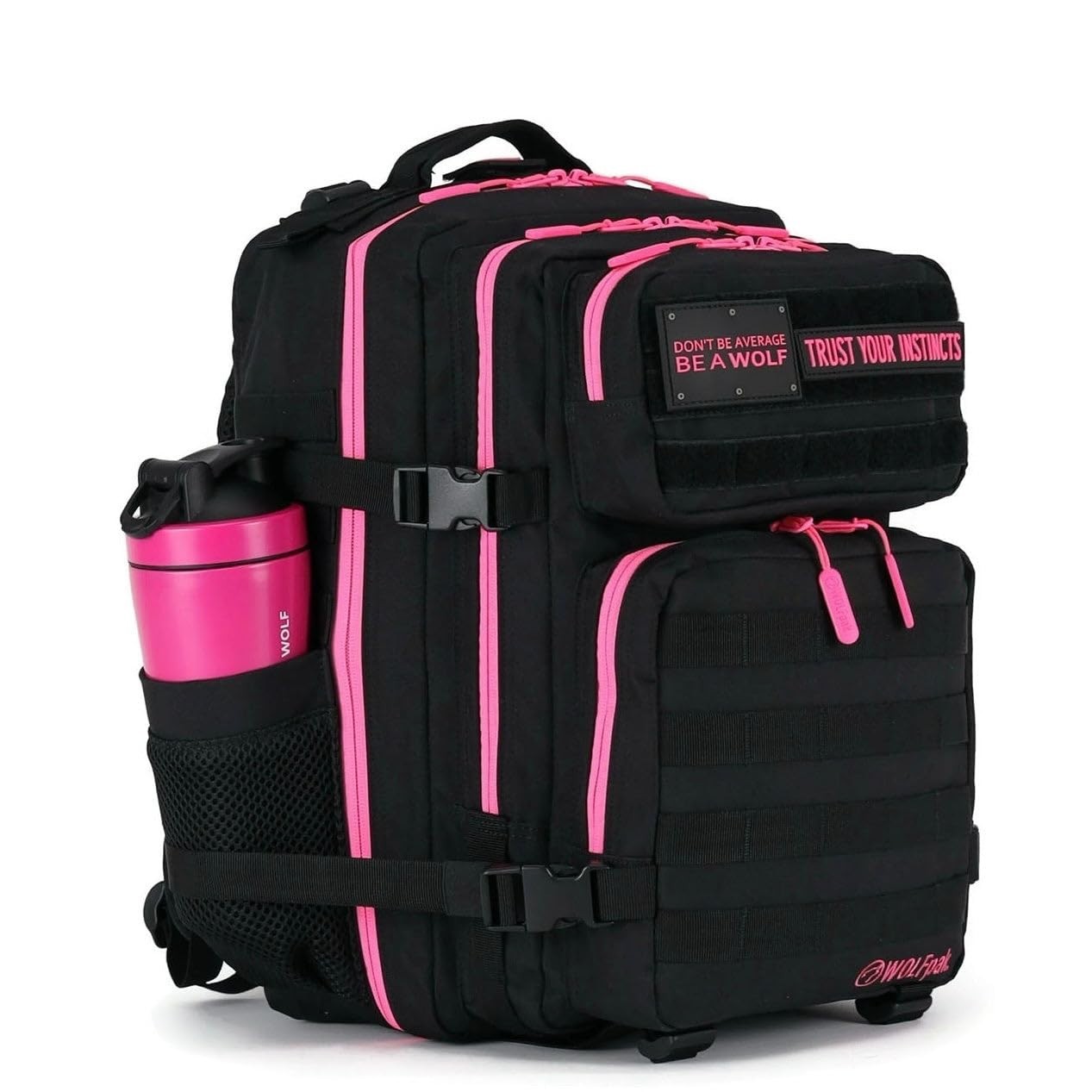Durable 35L Waterproof Gym Backpack   MOLLE Webbing, Laptop Pocket, 1000D Oxford4