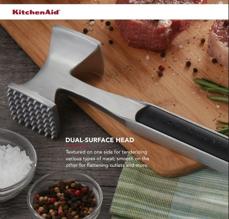 Multi Sided Meat Tenderizer for Pounding Meats, Nuts & Shellfish   Easy Storage,7