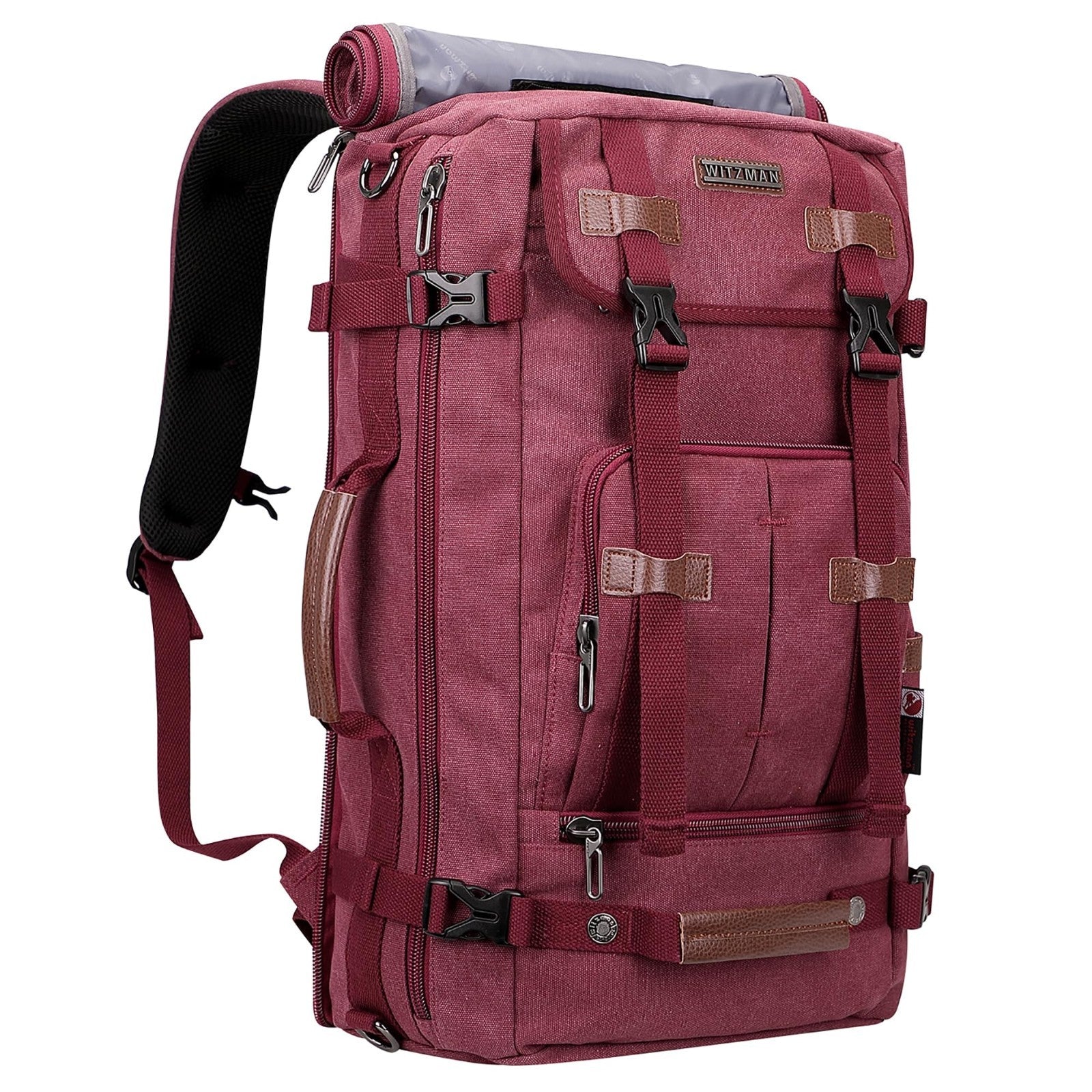 Vintage Canvas Travel Backpack for Women, Stylish Laptop Bag, Durable & Spacious1