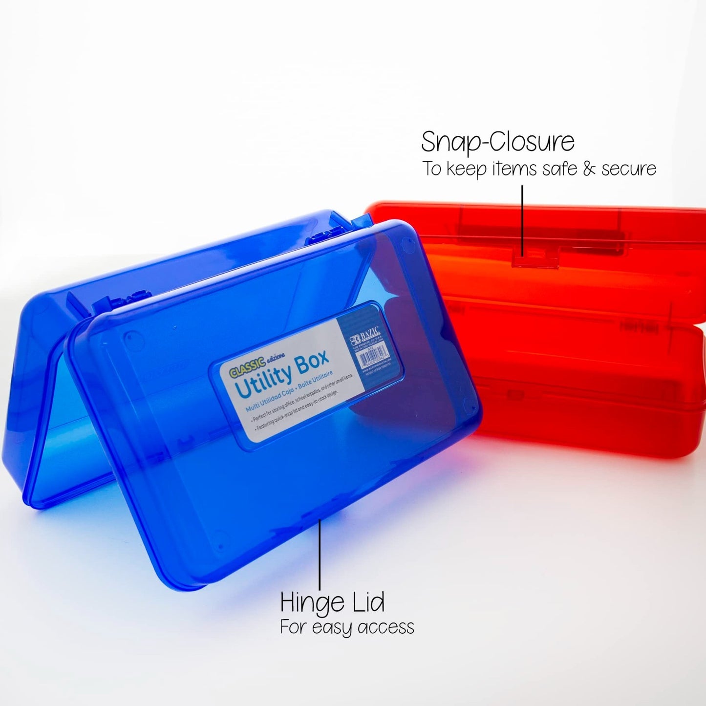 Multipurpose Stackable Pencil Box   Durable Storage Organizer for School & Offic5