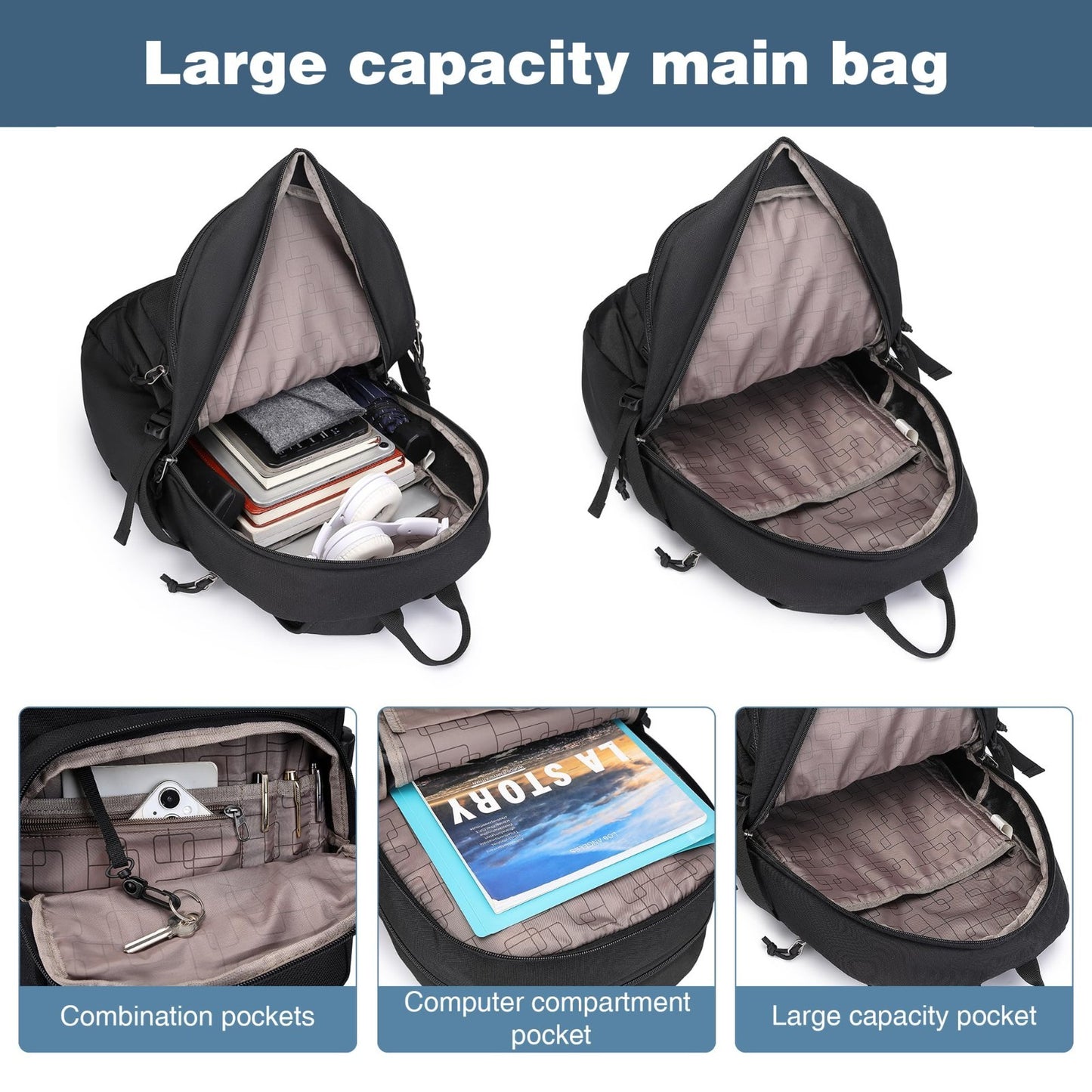 Tactical Military Backpack 25L, 3 Day Assault Pack with Molle System for Outdoor5