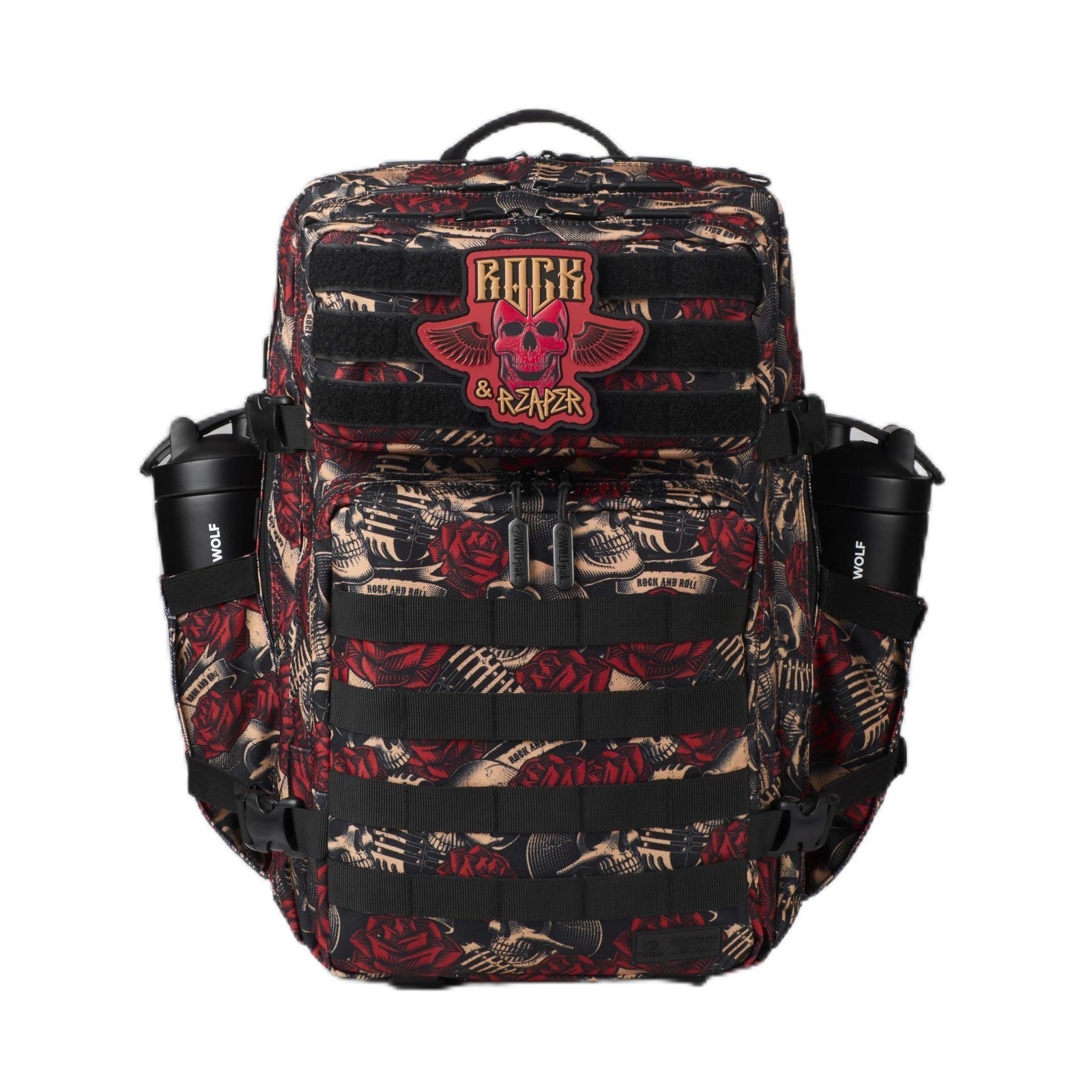 Durable 45L Waterproof Gym Backpack   1000D Oxford, MOLLE Webbing, Laptop Pocket1