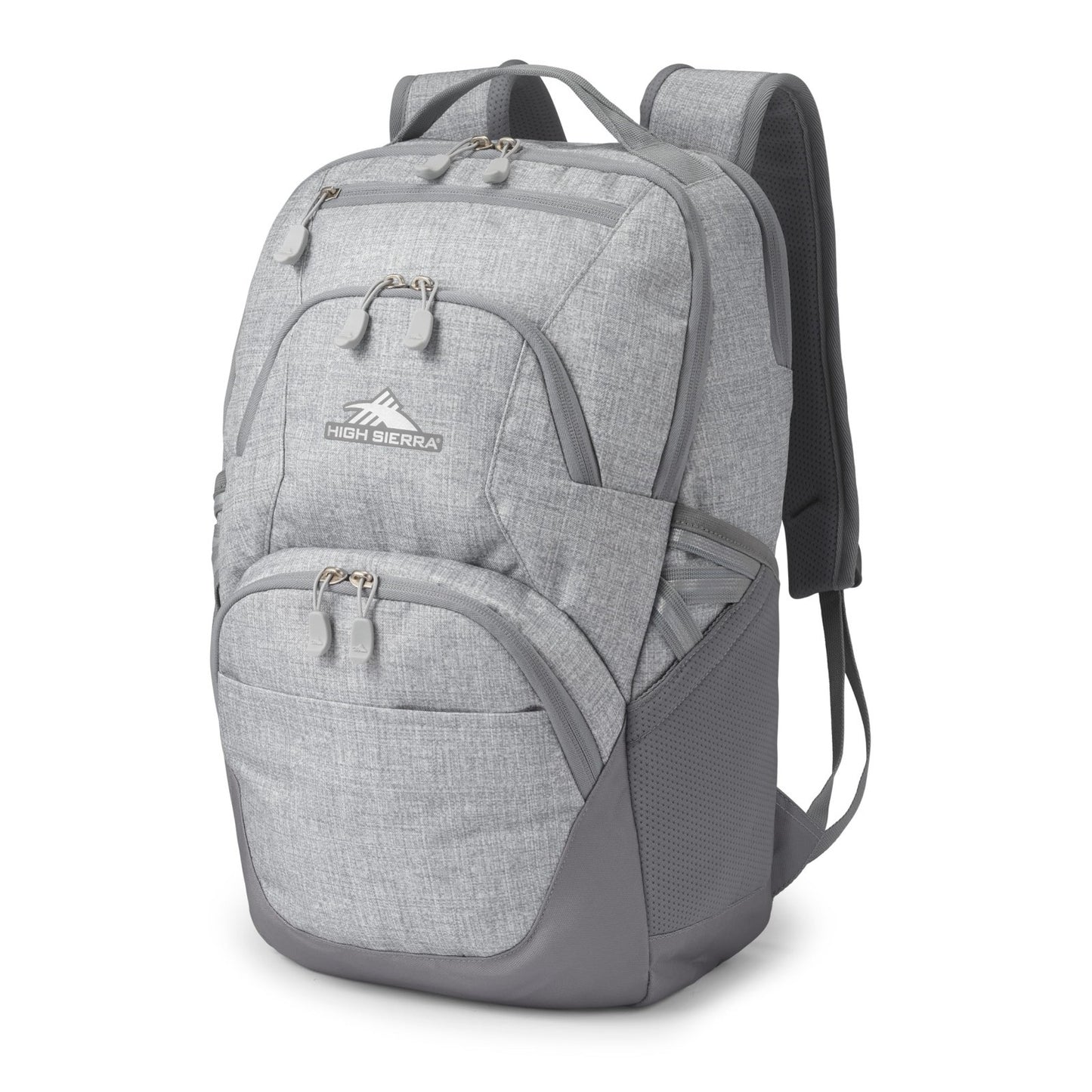 Travel Laptop Backpack with Drop Protection, Tablet Sleeve, Bookbag   Silver Hea1
