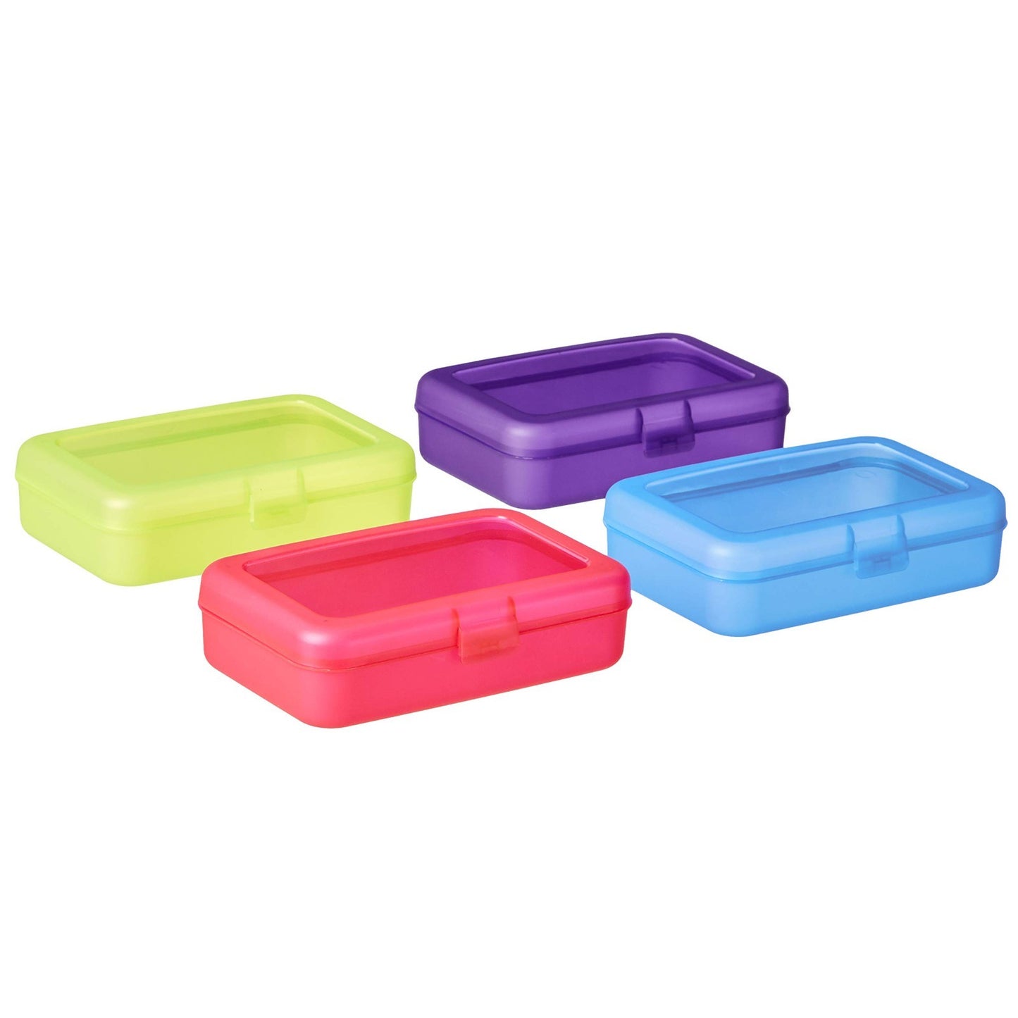 Large Pencil Case Storage Organizer   Durable Plastic School Supply Box, Multi C5