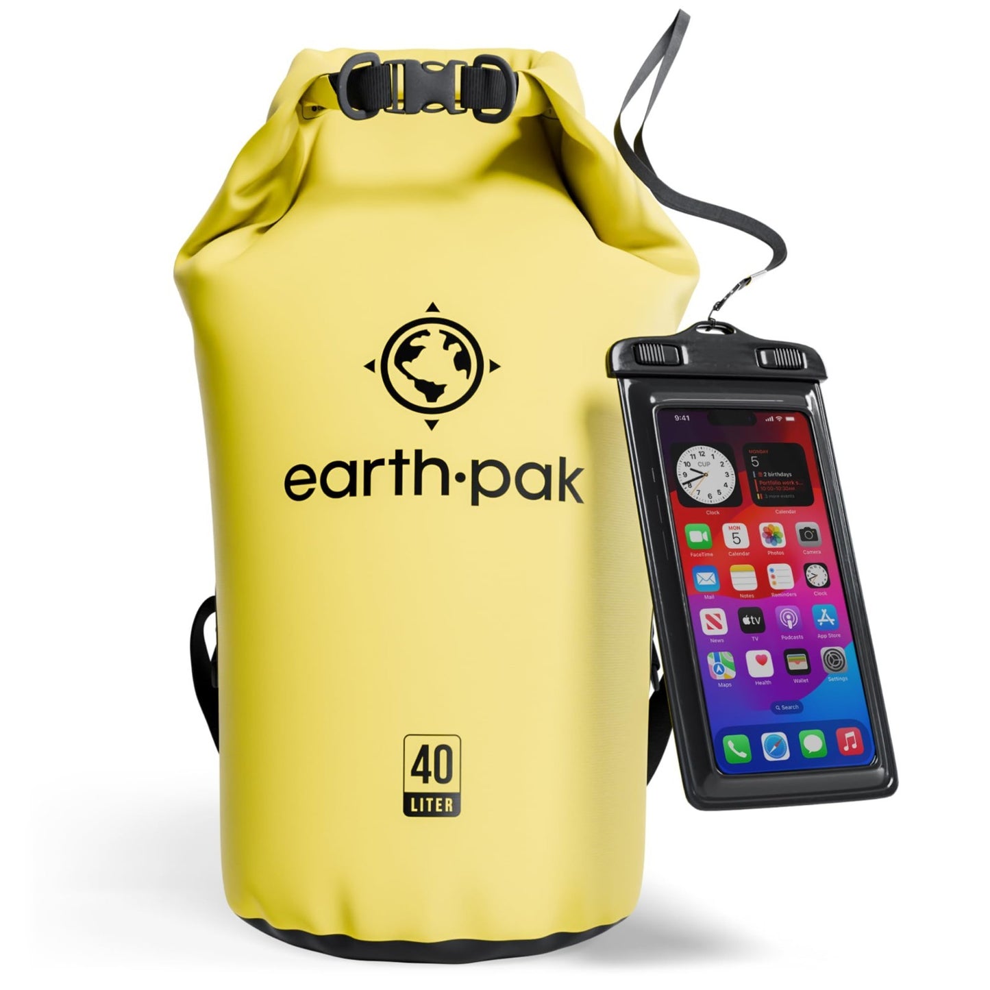 Waterproof Dry Bag Backpack   Roll Top Kayak Gear Sack with Phone Case, Keeps Ge1