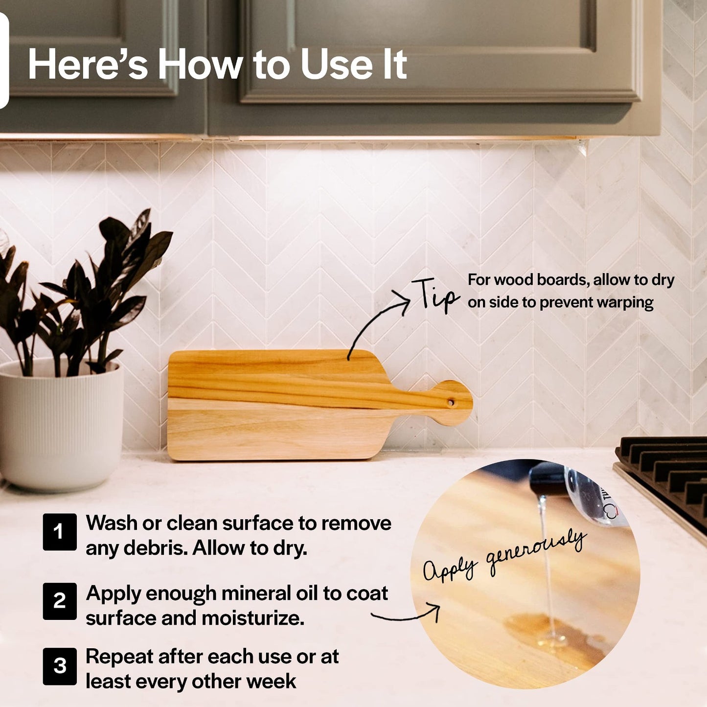 Food Grade Mineral Oil Gallon (128oz)   NSF Certified for Cutting Boards & Utens4