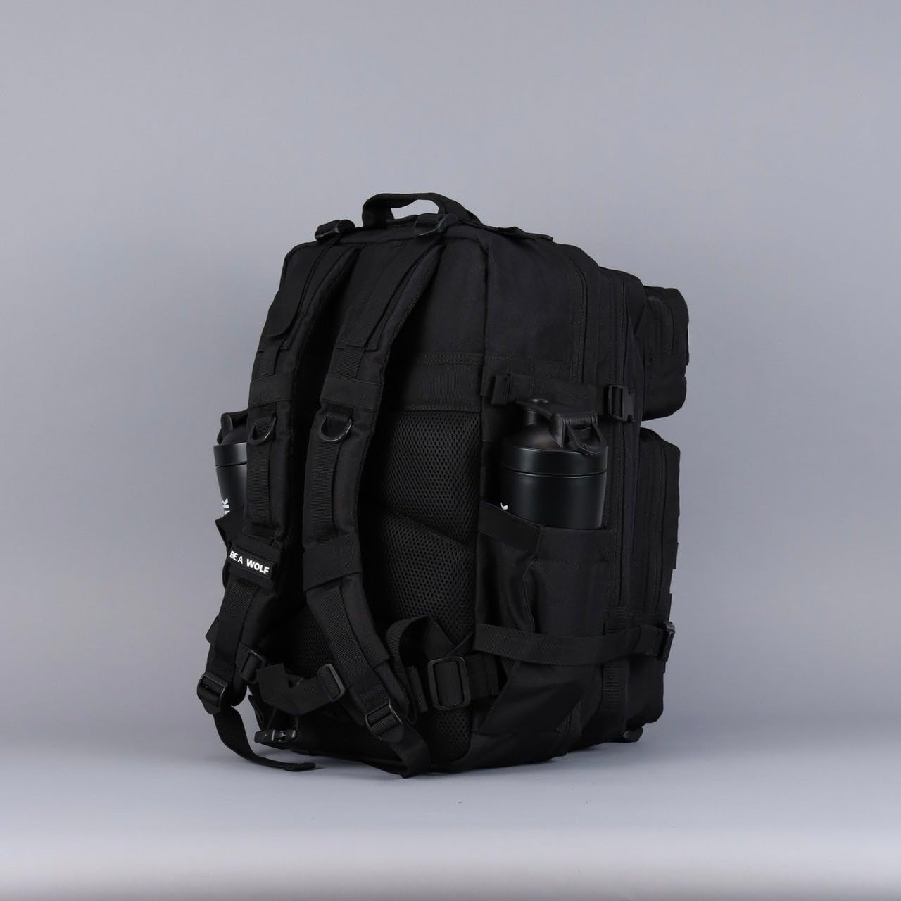 Durable 45L Waterproof Gym Backpack   1000D Oxford, MOLLE Webbing, Laptop Pocket7