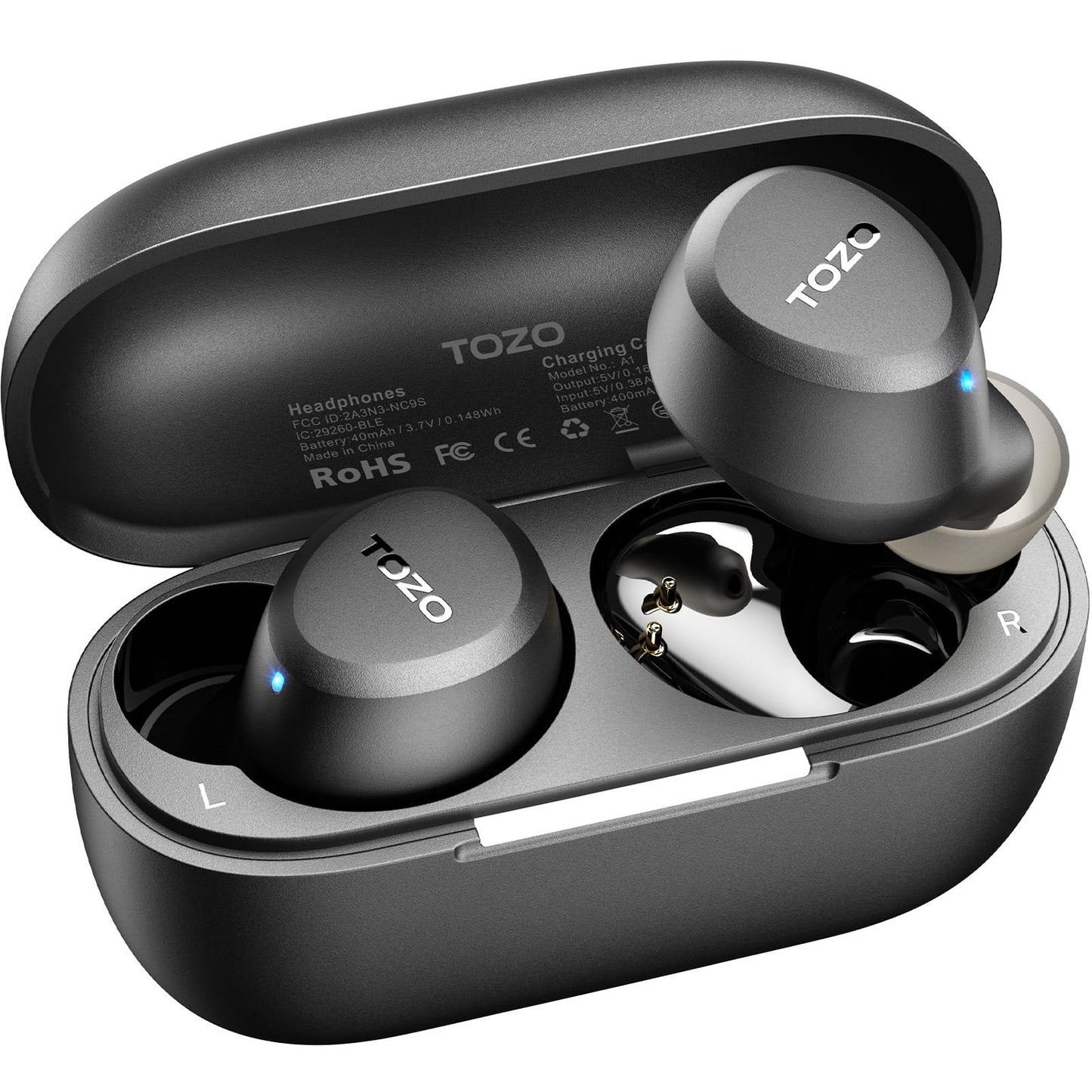 Wireless Earbuds Bluetooth 5.3, IPX5 Waterproof, AI Call Mics, Premium Sound, Ch0
