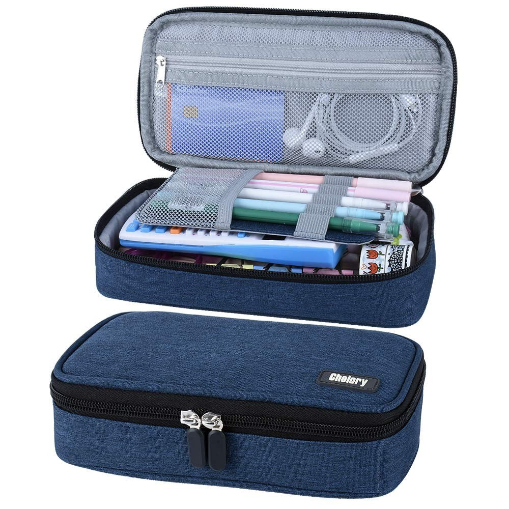 Large Capacity Pencil Case   Versatile Storage Pouch for Pens, Markers & Makeup1