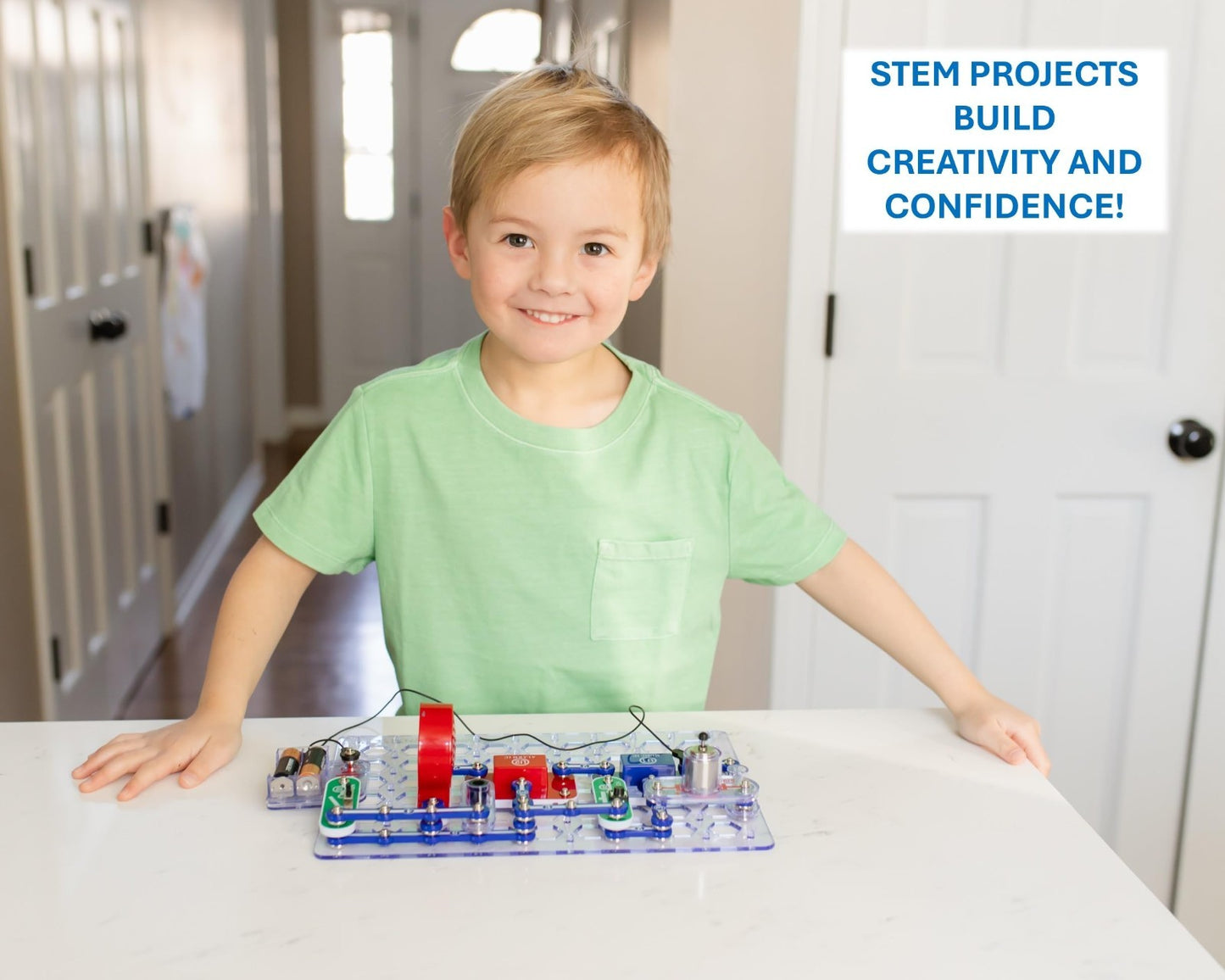 Electronics Exploration Kit for Kids 8+, 100+ Projects, STEM Learning, 28 Parts,3
