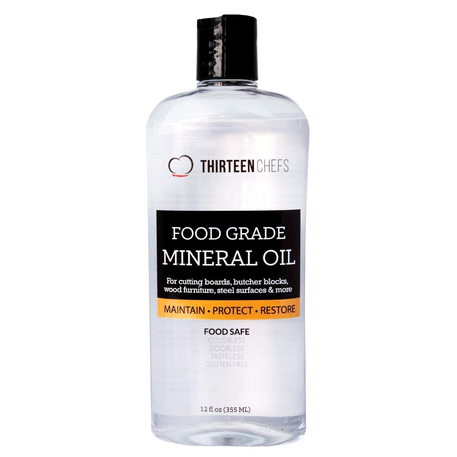 Food Grade Mineral Oil 12oz   NSF Certified for Cutting Boards & Wood Care1