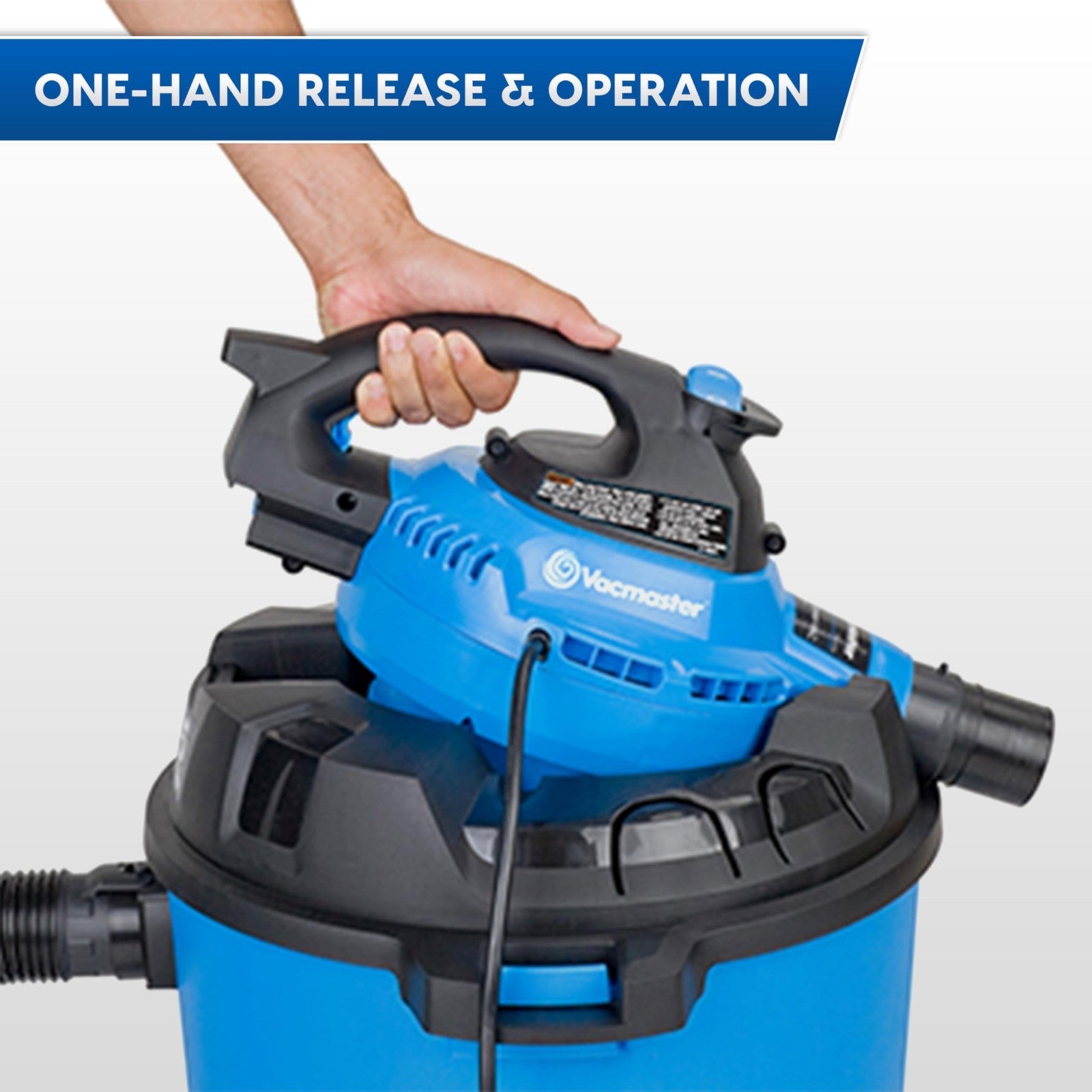 12-Gallon 5 Peak HP Wet/Dry Vacuum & Detachable Blower - Powerful Cleaning Tool4