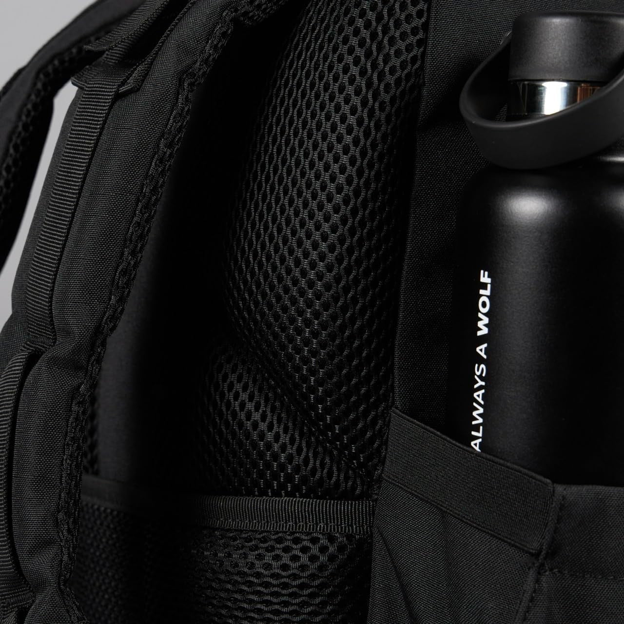 Slim Tactical Gym Backpack   Minimalist Daypack with Laptop Pocket & Cup Holders7