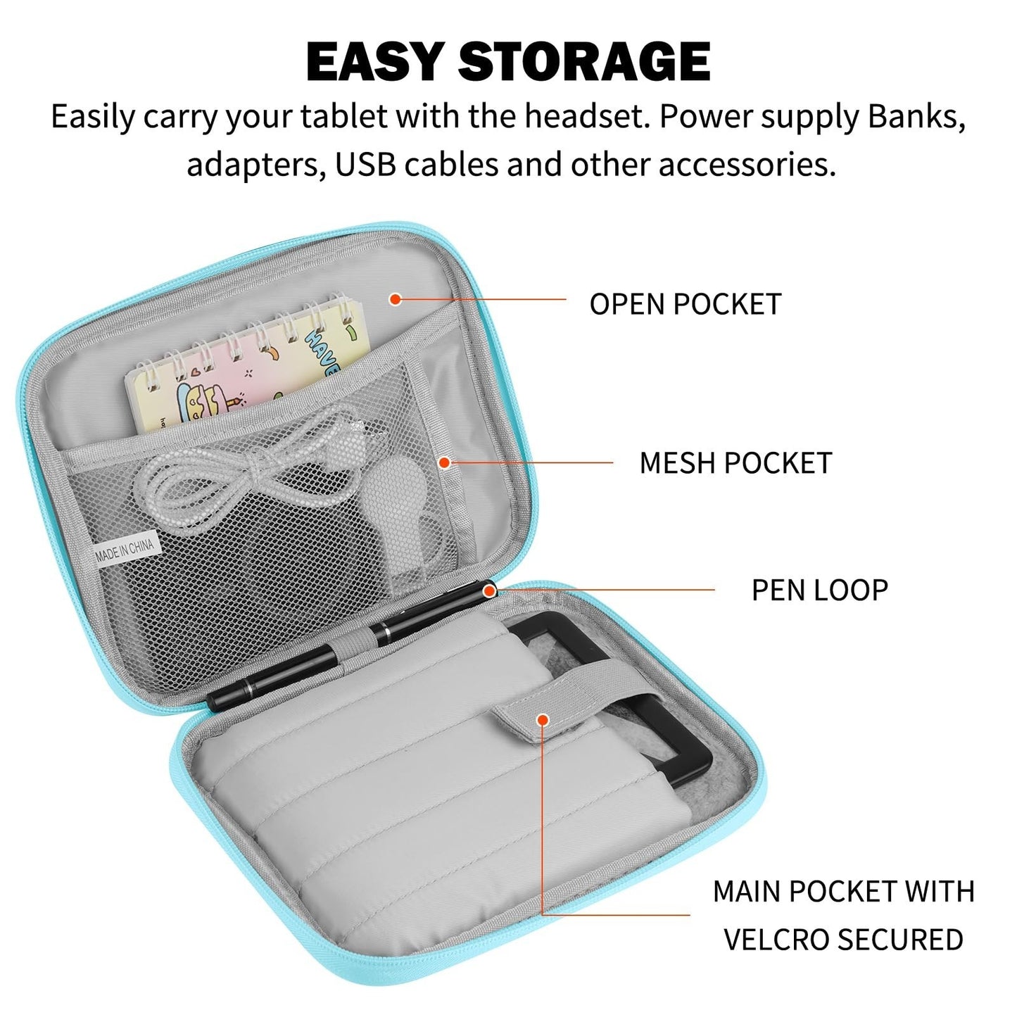 Universal E-Book Reader Sleeve Bag for 6-7 inch Devices - Anti-Drop Protective C3