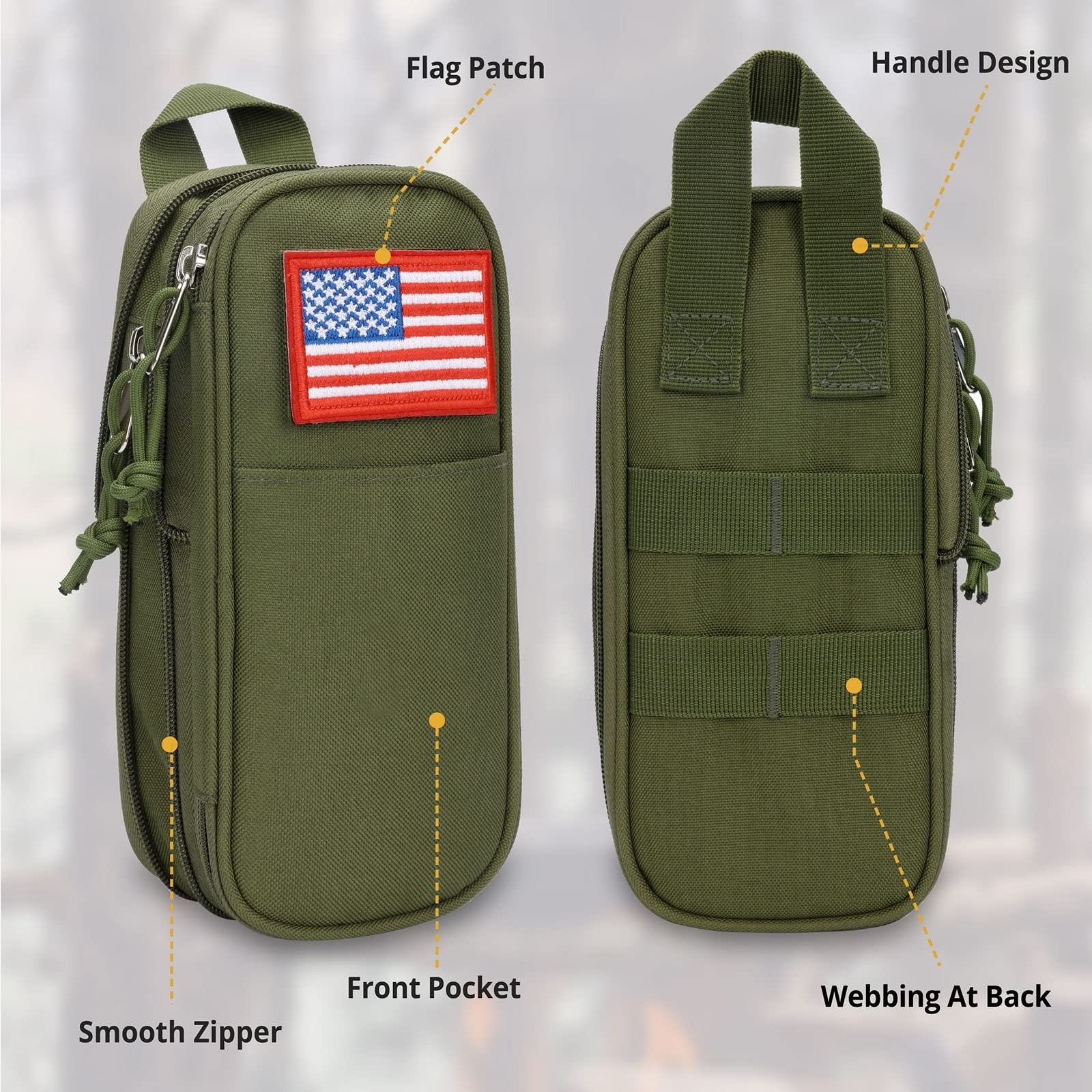 Large Capacity Pencil Case   Tactical Storage Pouch for Markers & Tools   School5