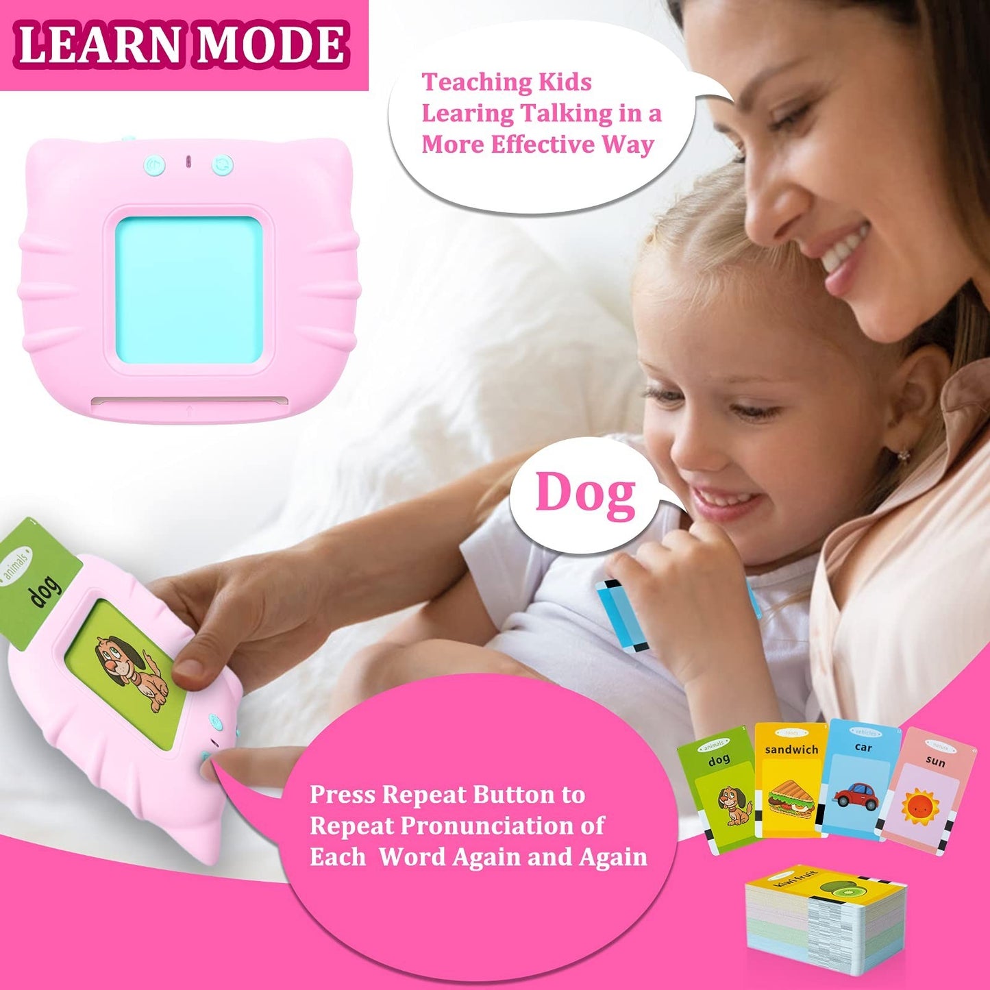 Toddler Learning Toys for 2-5 Year Olds, Speech Therapy & Autism Sensory Flash C5