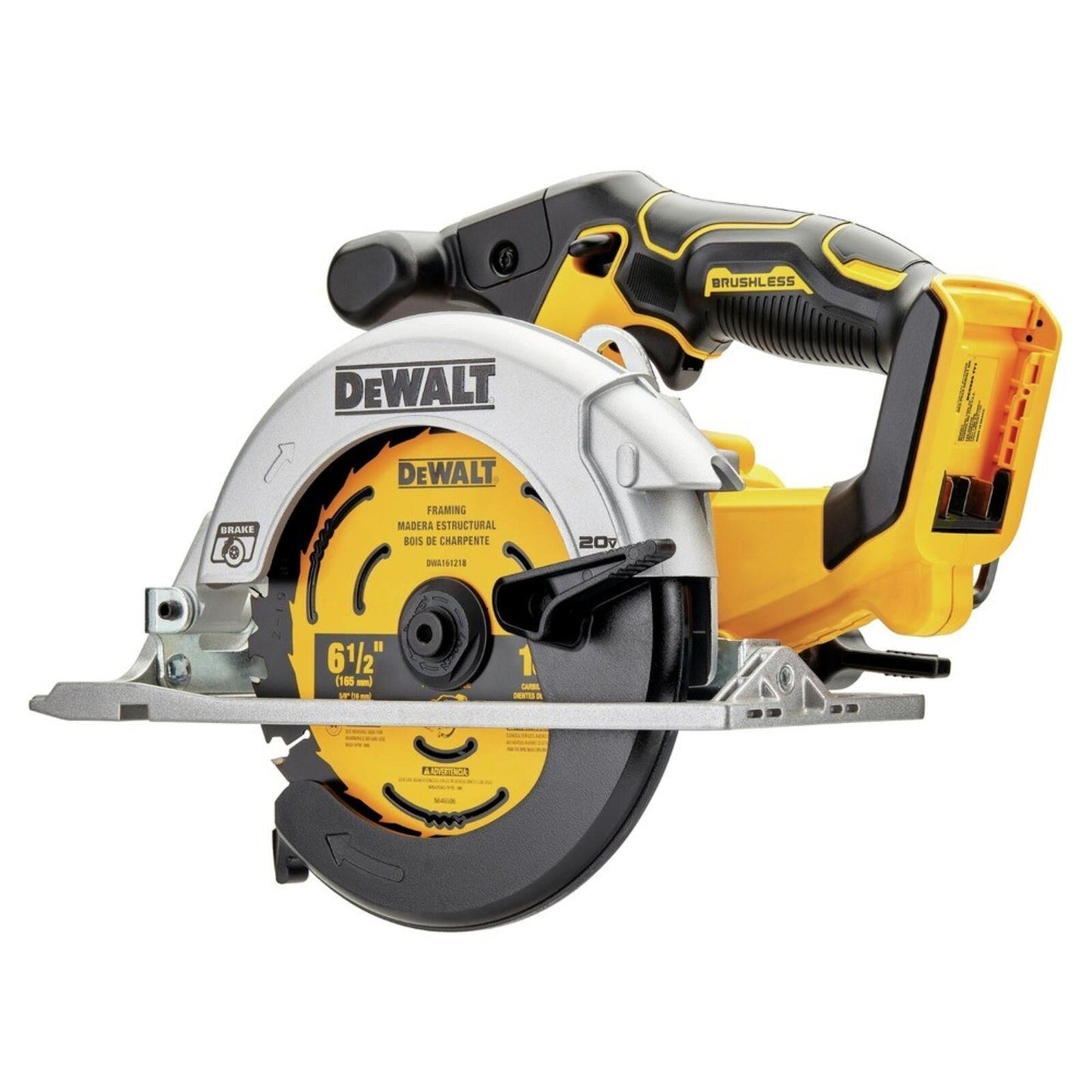 DEWALT DCS565BR 20V MAX BL 6-1/2" Circular Saw (Tool Only) Certified Refurbished