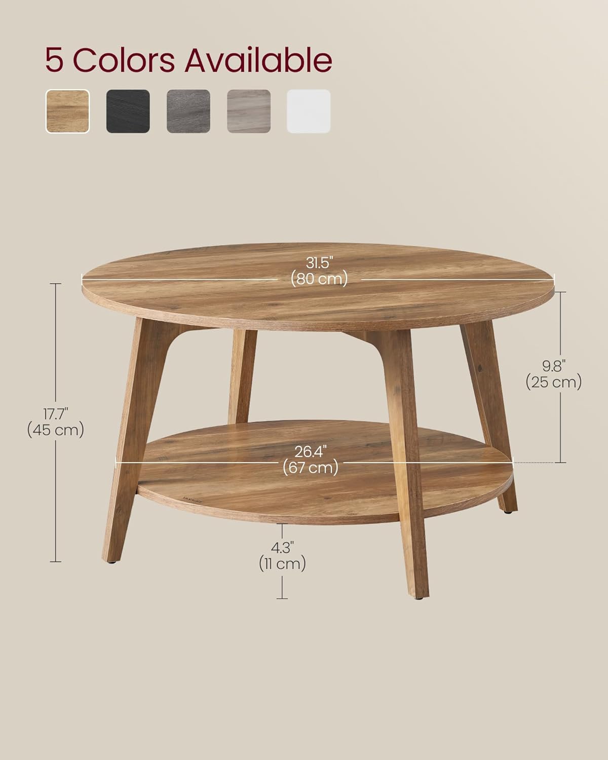 Coffee Table for Living Room (32 X 18 Inches)