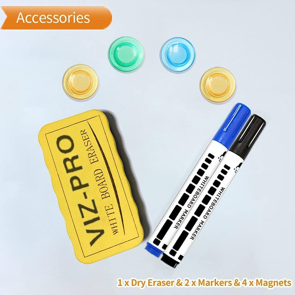 Magnetic Whiteboard & Dry Erase Board (18 X 12 Inches)