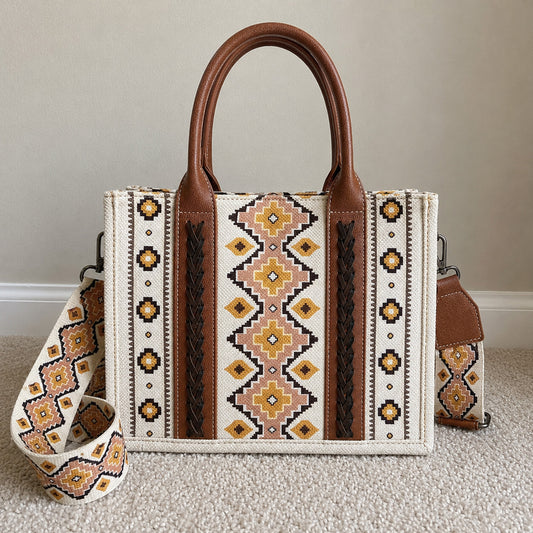 Aztec Tote Bag for Women Boho Shoulder Purses and Handbags