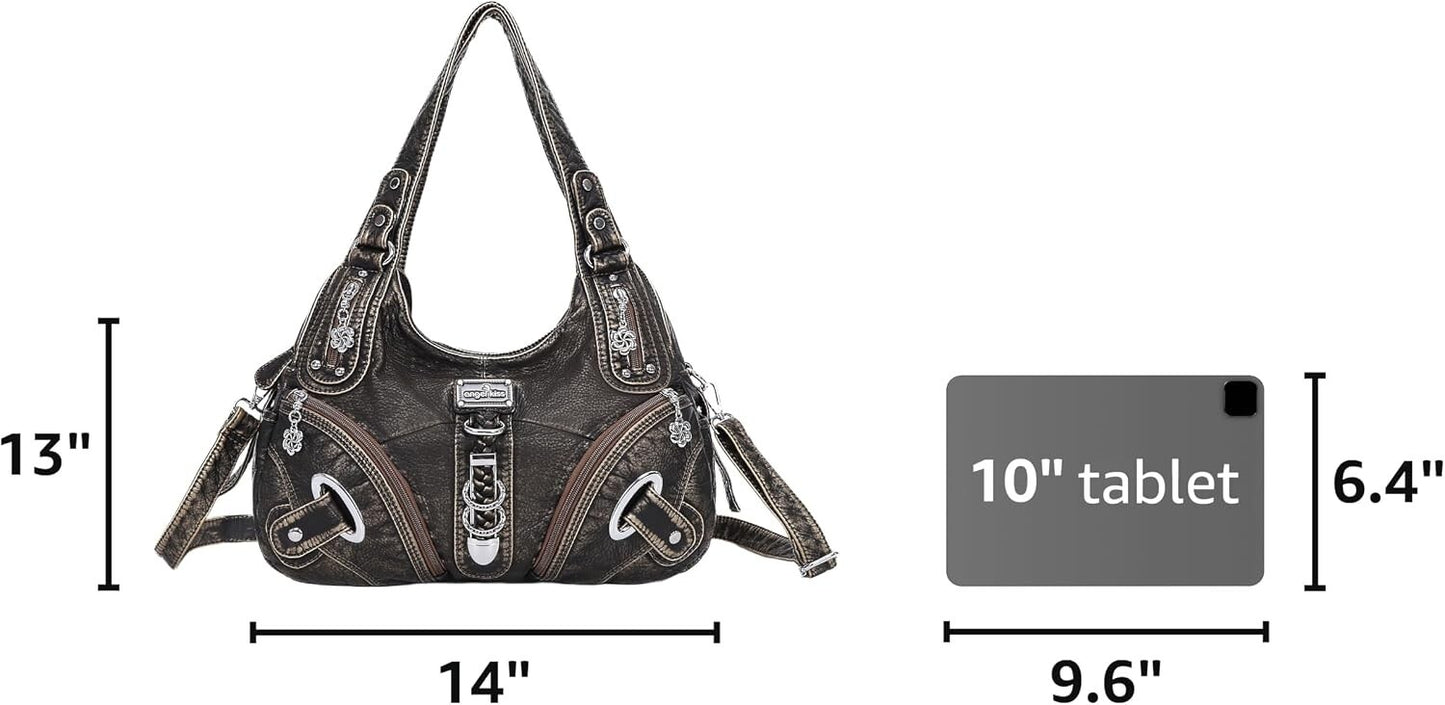 Angelkiss Women's Hobo Handbag Daily Shoulder Bag
