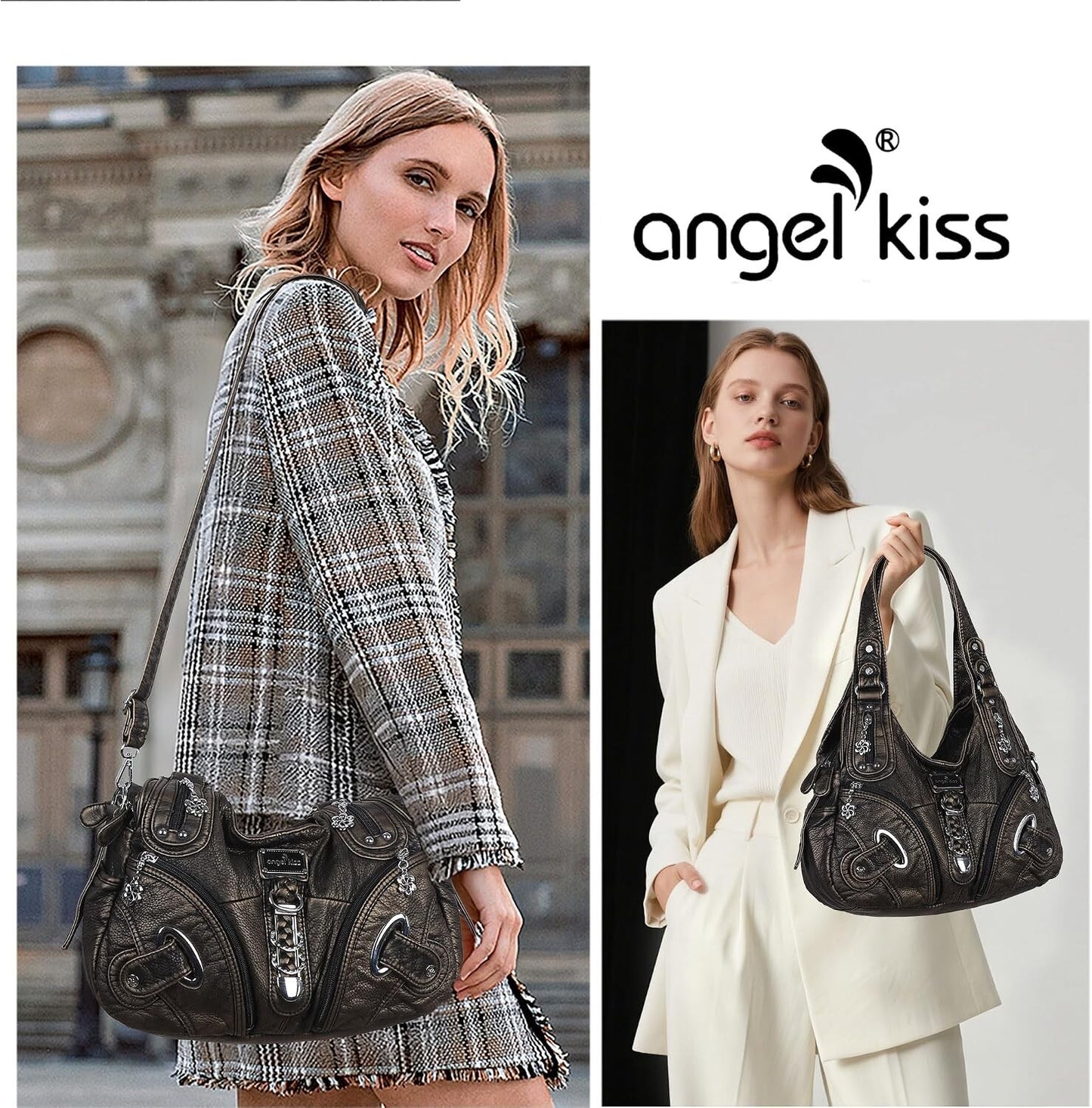 Angelkiss Women's Hobo Handbag Daily Shoulder Bag