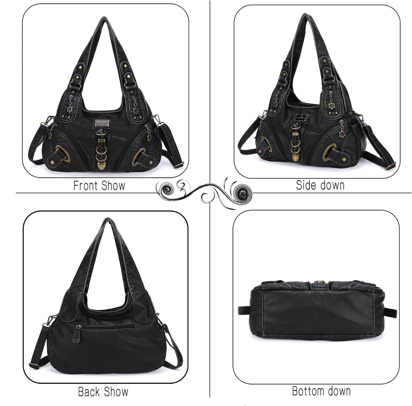 Angelkiss Women's Hobo Handbag Daily Shoulder Bag