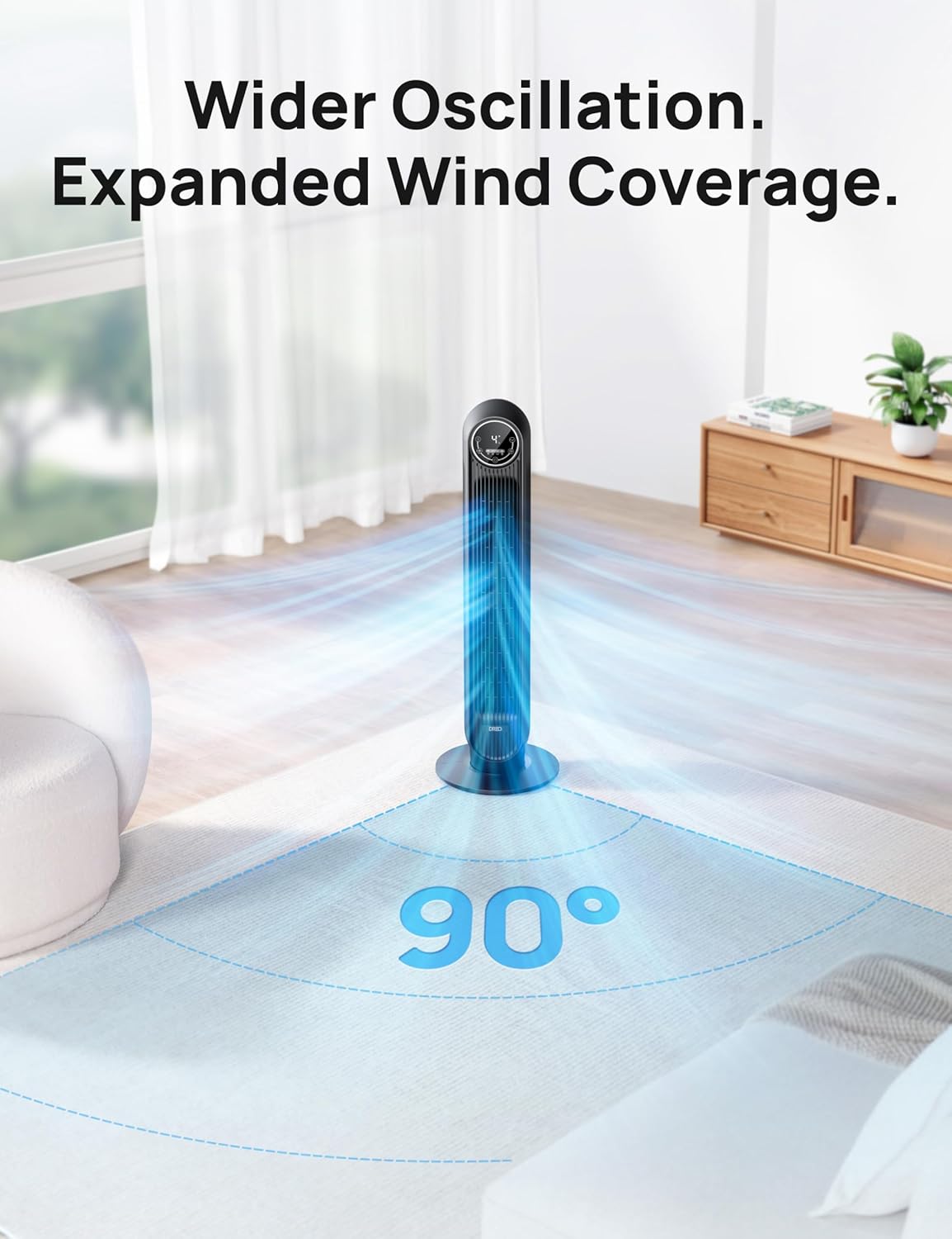 Fan for Bedroom (Black)