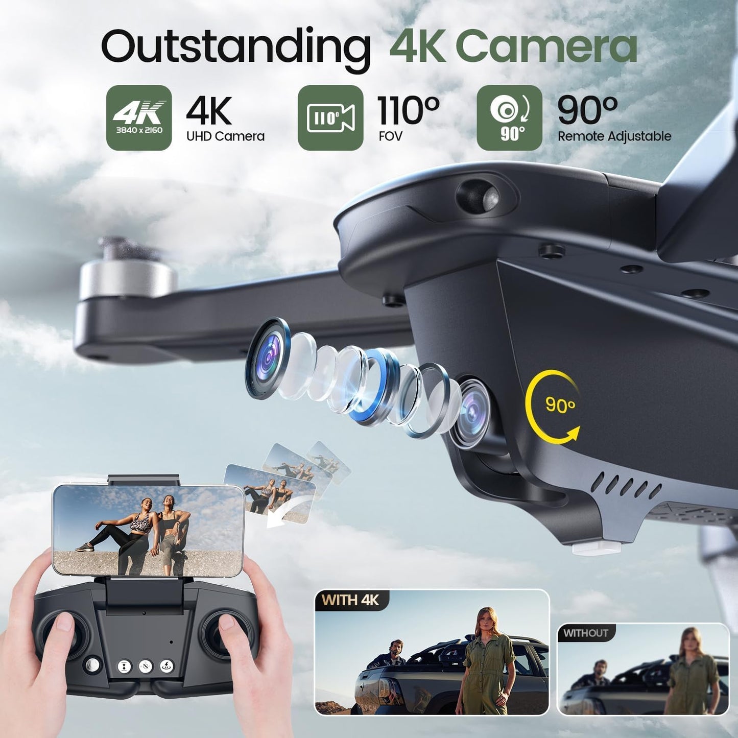 Drone With 4K Camera