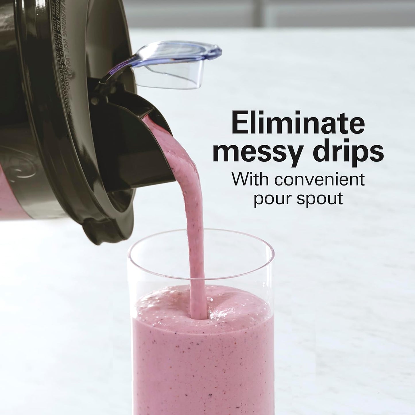 Blender for Shakes and Smoothies (40 Ounce Glass Jar) - Black