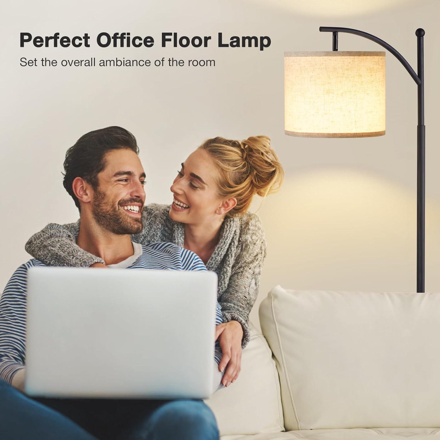 Floor Lamp for Bedroom, Living Room or Office