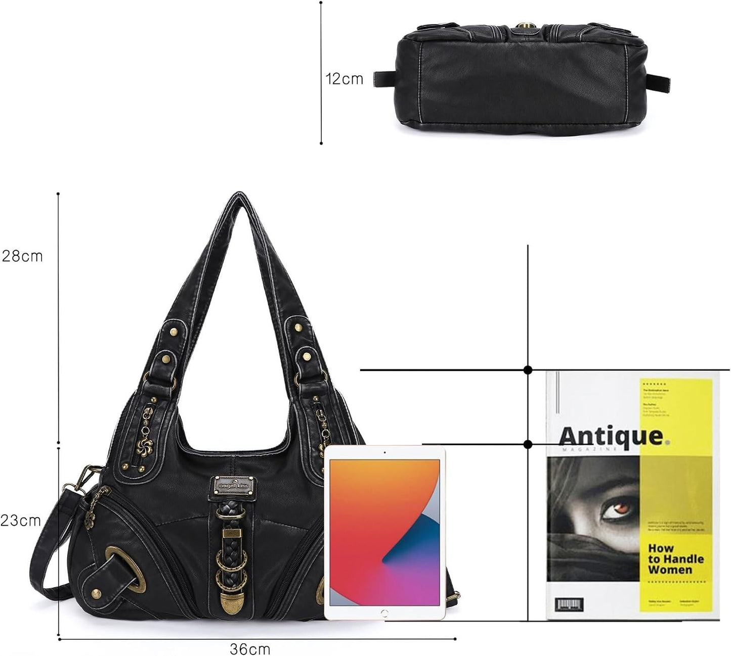 Angelkiss Women's Hobo Handbag Daily Shoulder Bag