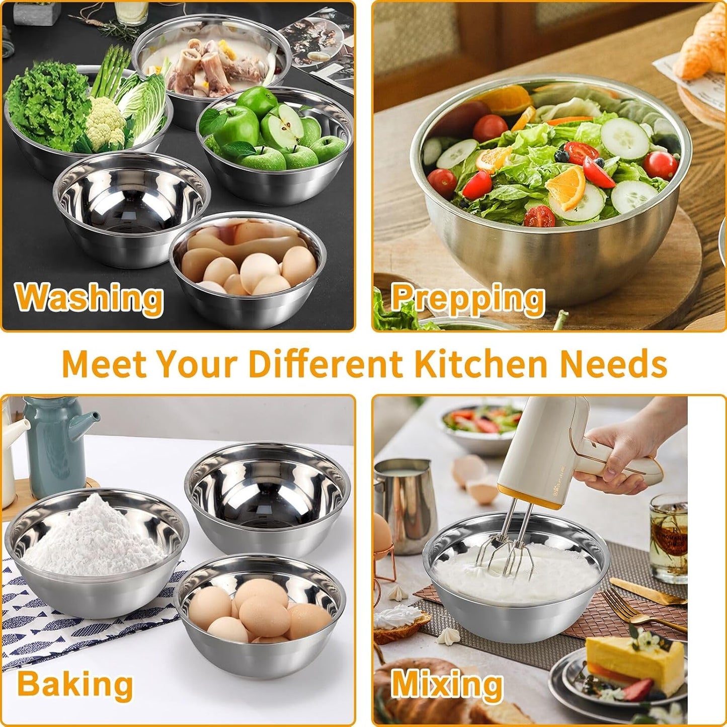 27 Piece Kitchen Bowl Set