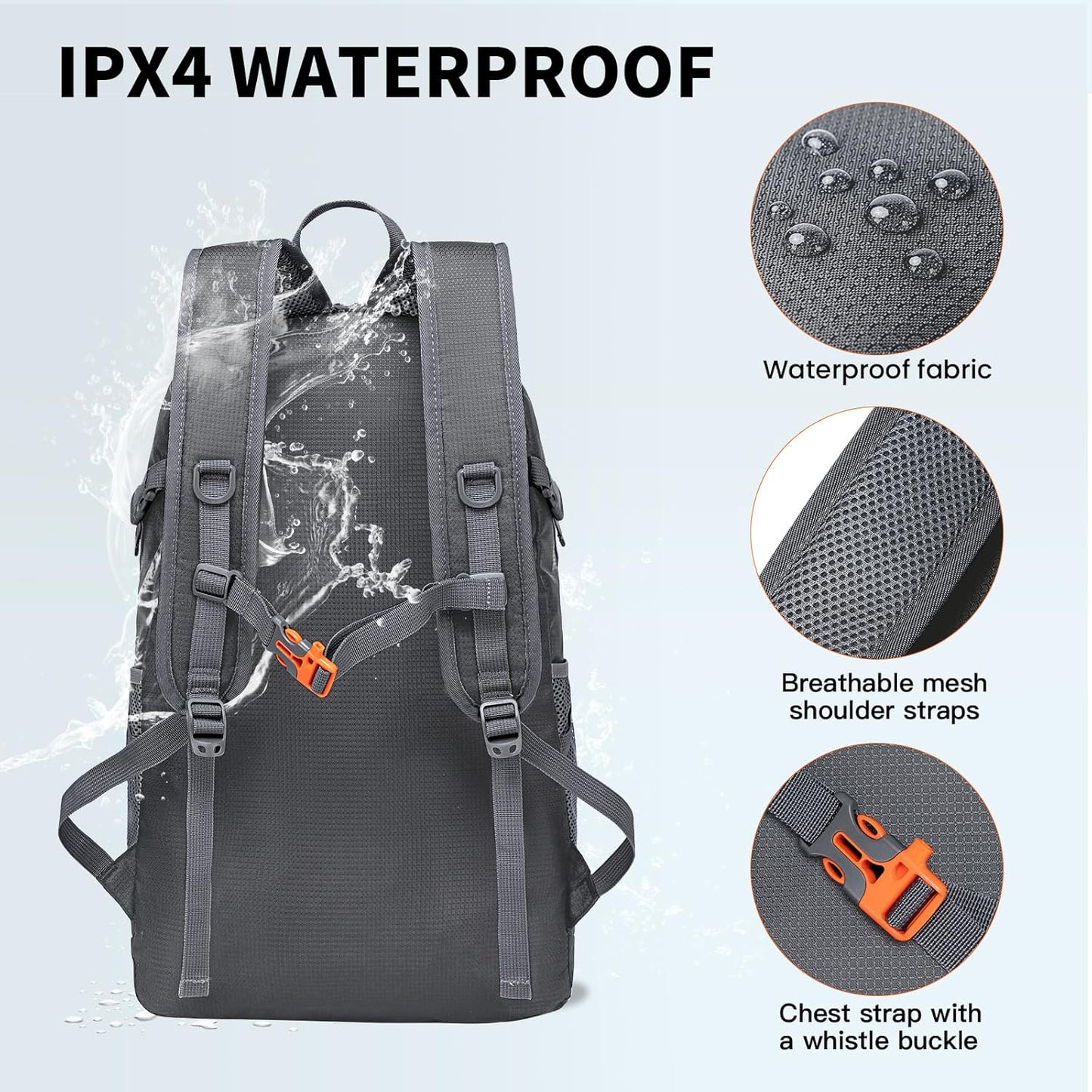 Adult Hiking Backpack (Grey)