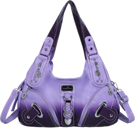 Angelkiss Women’s Large Hobo Satchel Shoulder Handbag Purse