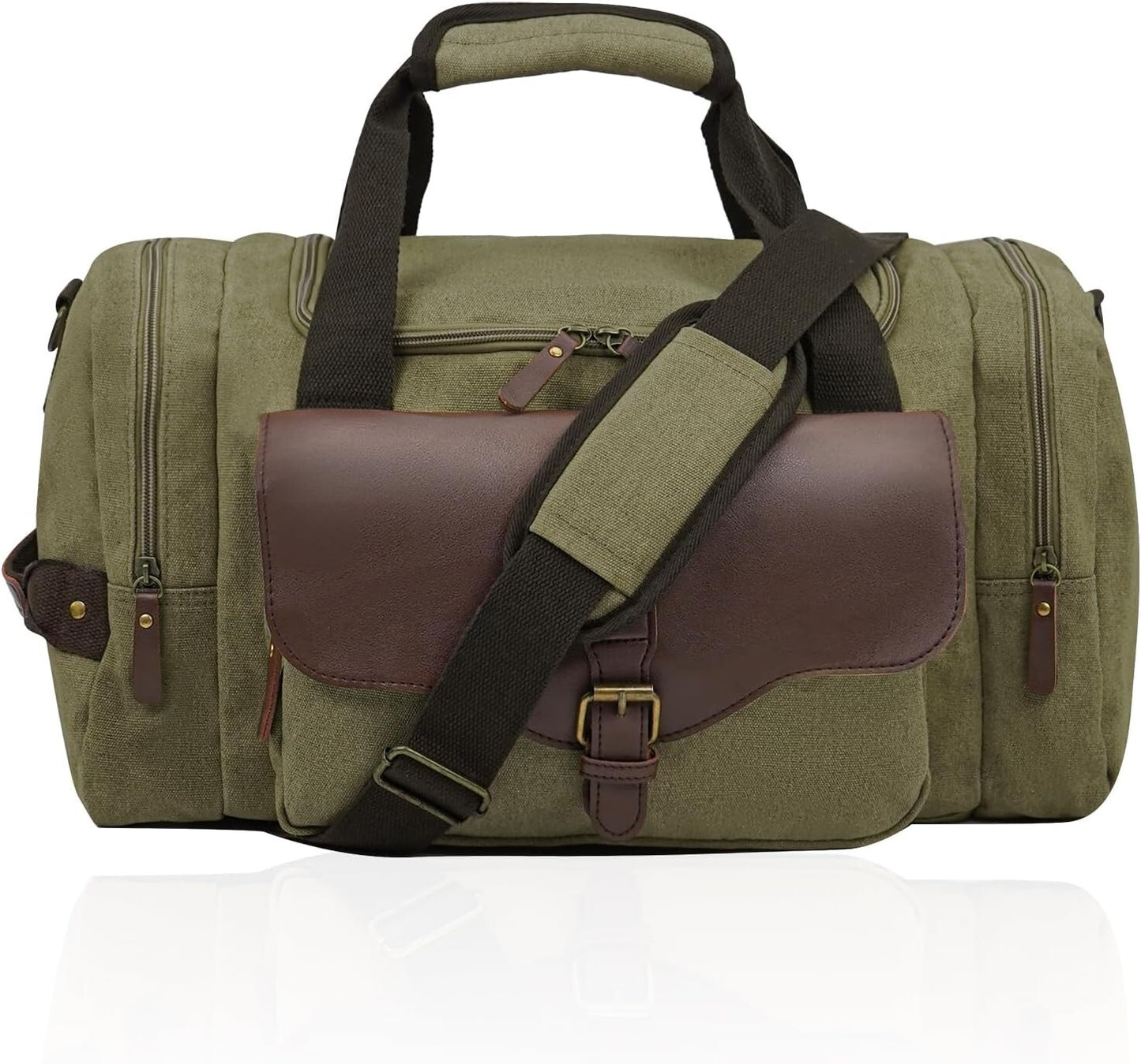 22L Lightweight Canvas Travel Duffle Bag Overnight Carry On