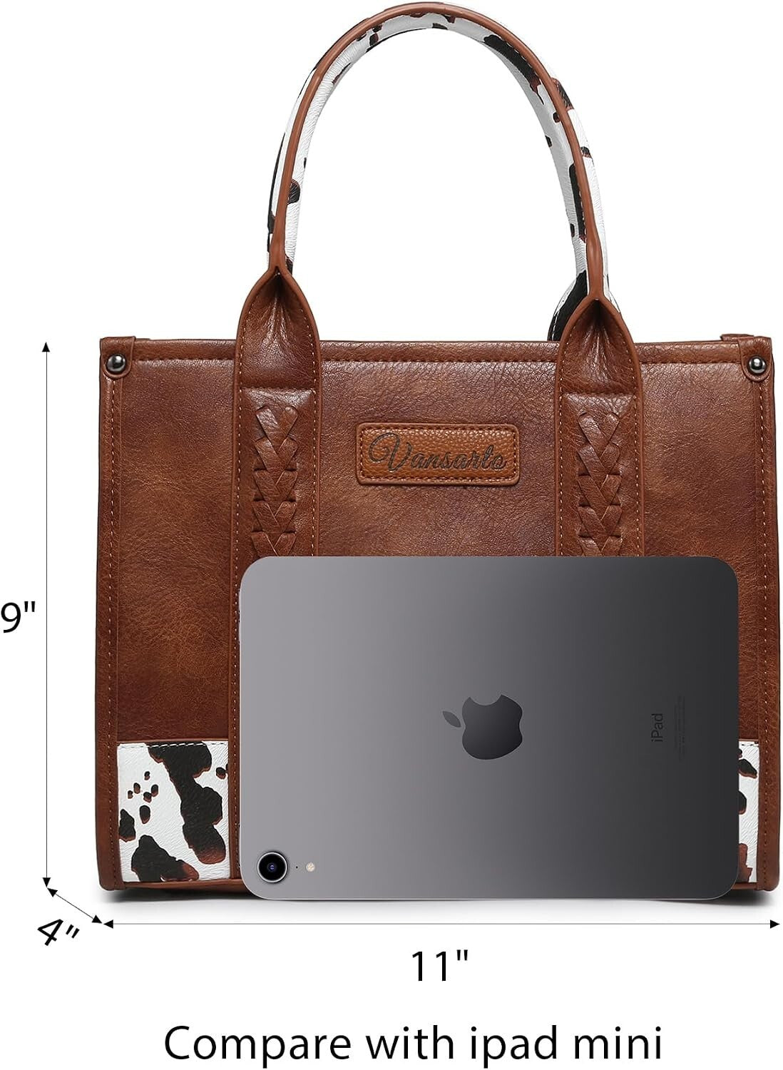 Women's Tote BagSatchel Boho Shoulder Purse with Wristlet