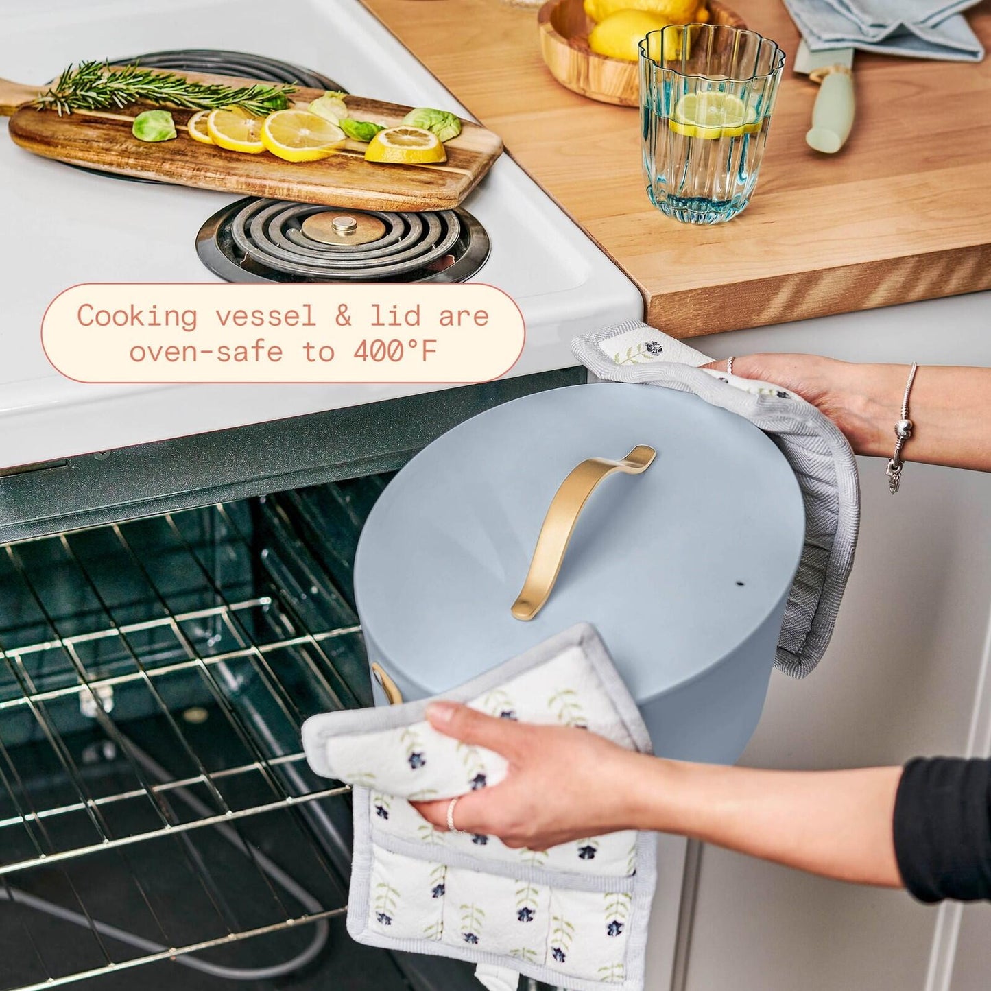 10 in 1, 6 Qt Electric Multi-Cooker, Cornflower Blue by Drew Barrymore