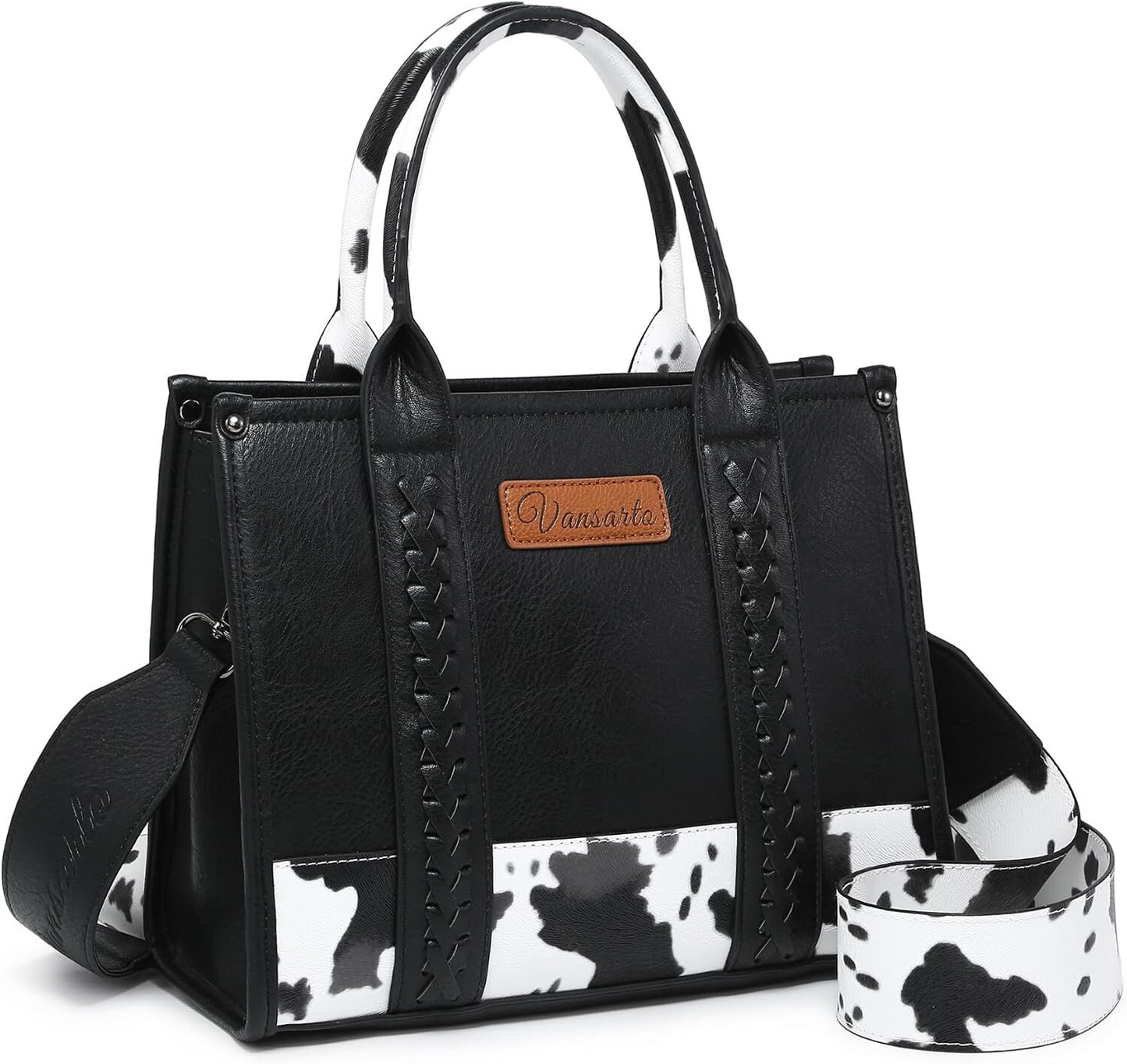 Women's Tote Bag Boho Shoulder Purse with Wristle