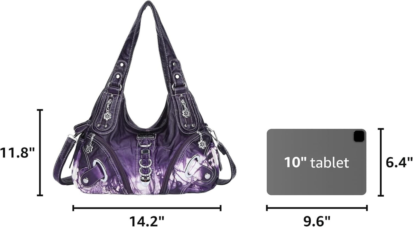 Angelkiss Women's Hobo Purse Large Daily Shoulder Bag