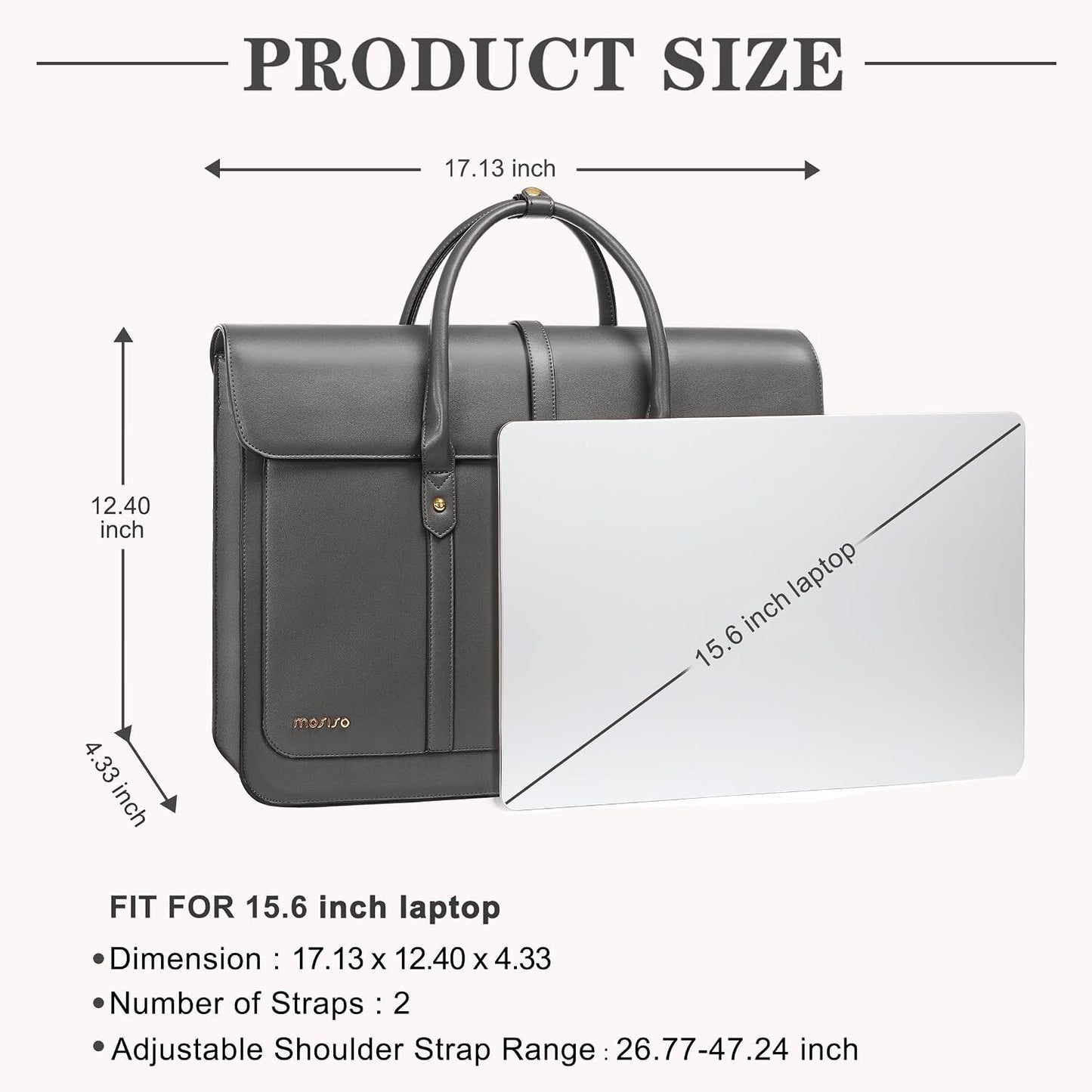 Women's PU Leather Laptop Bag Convertible Backpack Bowknot