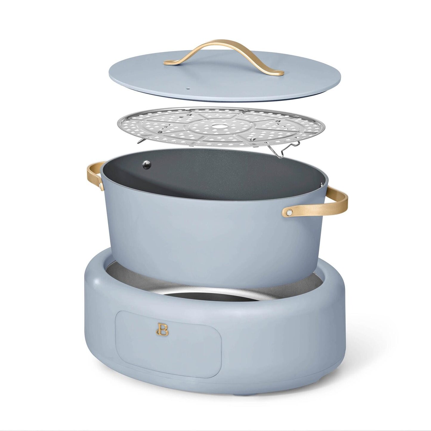 10 in 1, 6 Qt Electric Multi-Cooker, Cornflower Blue by Drew Barrymore