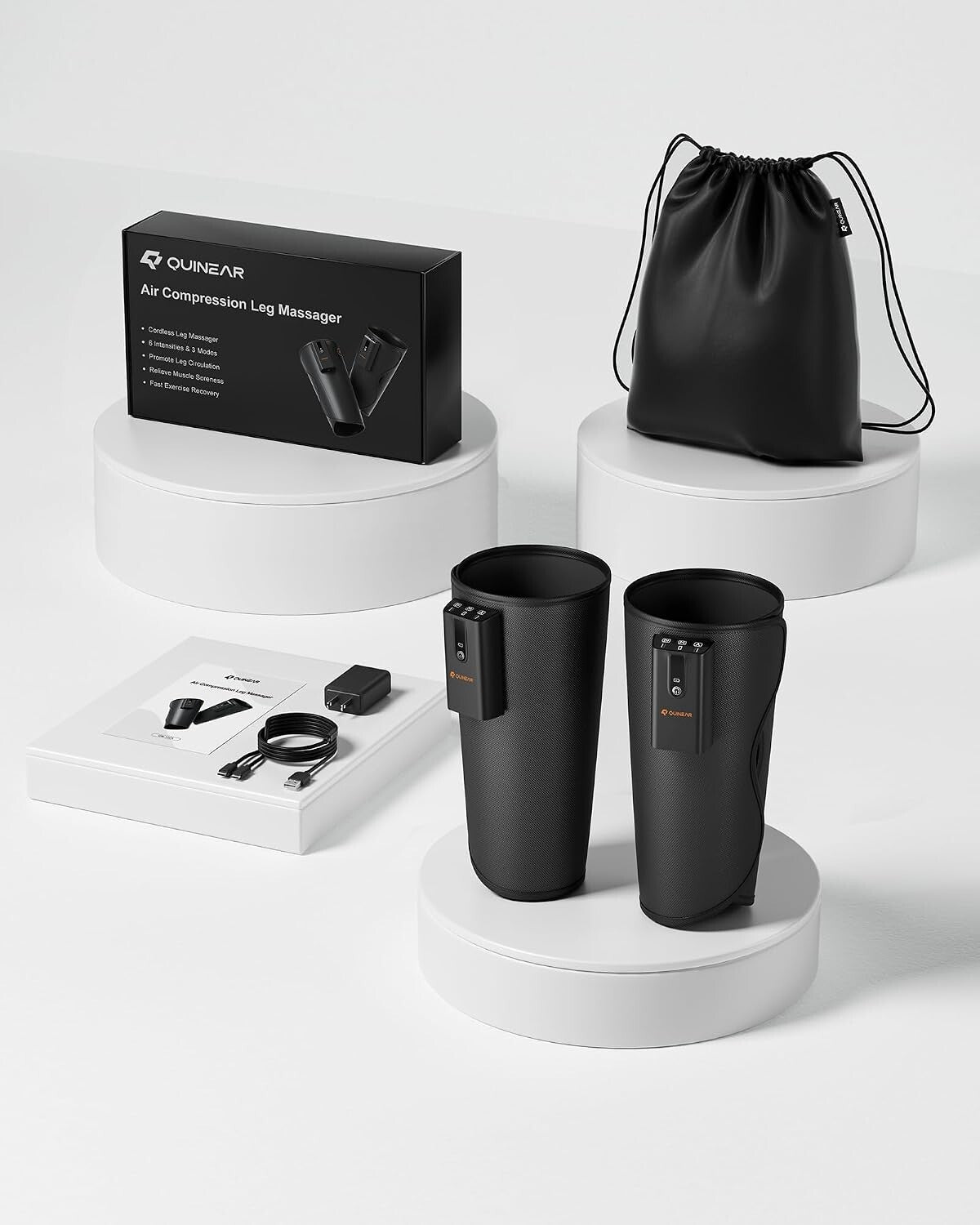 Rechargeable Air Compression Calf Massager 6 Intensities