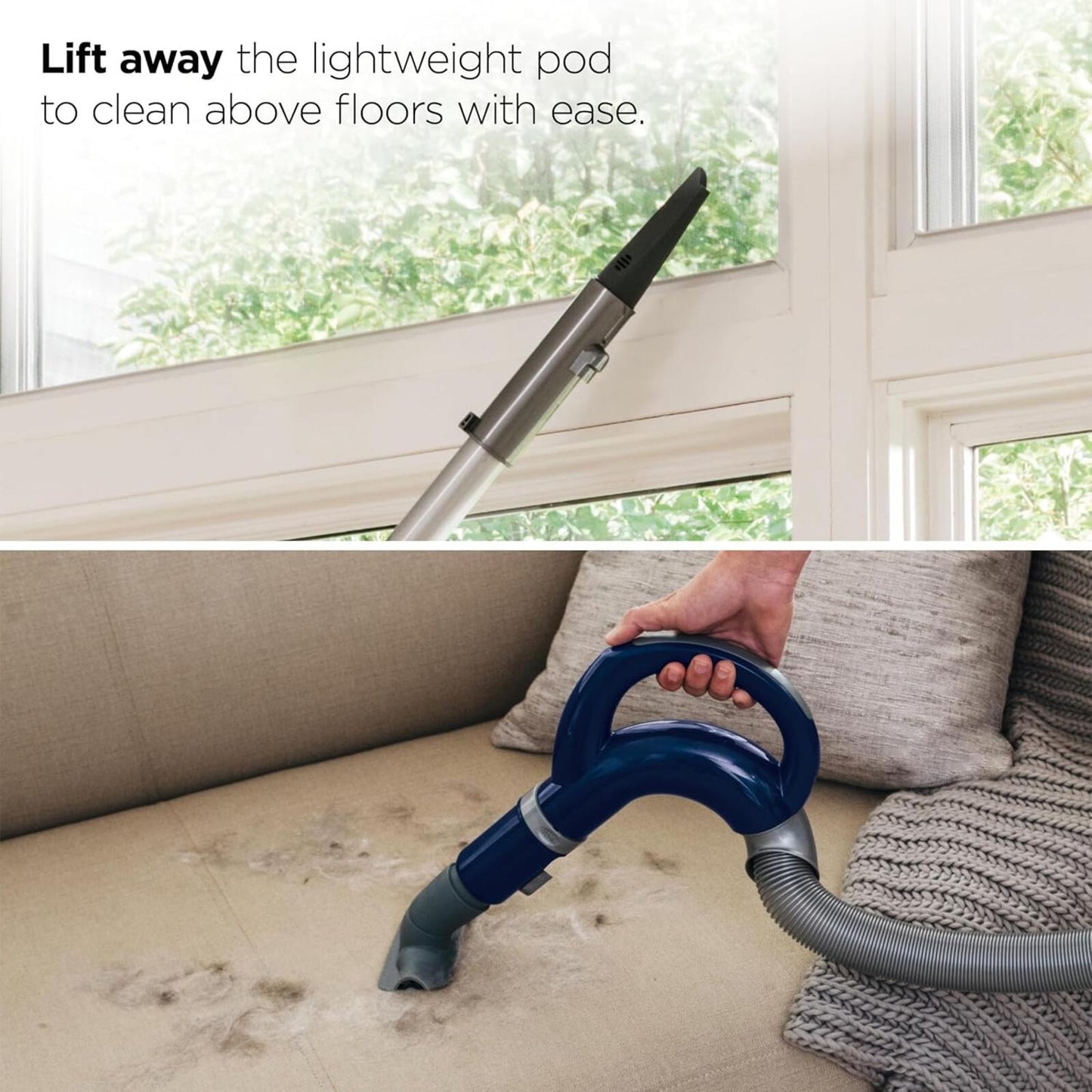 Upright Vacuum, Navigator Lift-Away Deluxe with Large Dust Cup Capacity, HEPA Fi