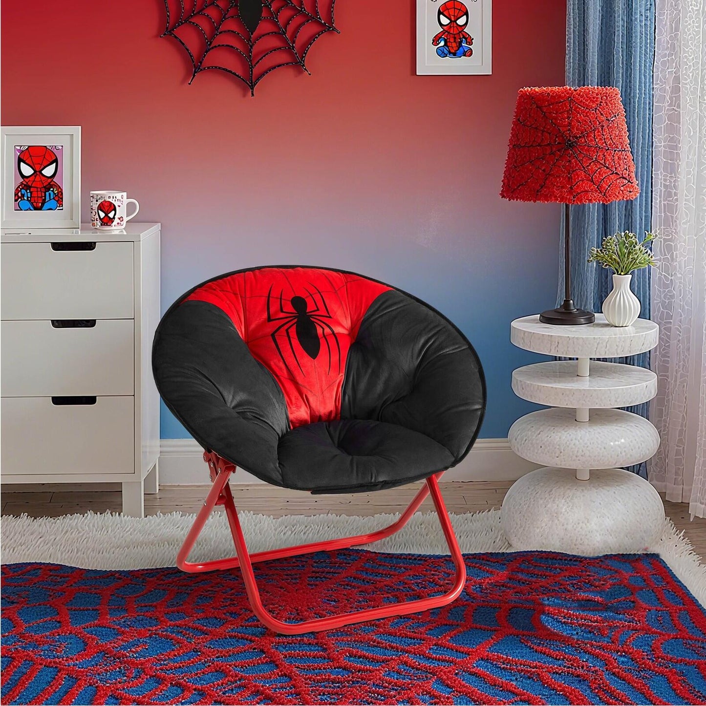 Kids 27" Saucer Chair Spiderman