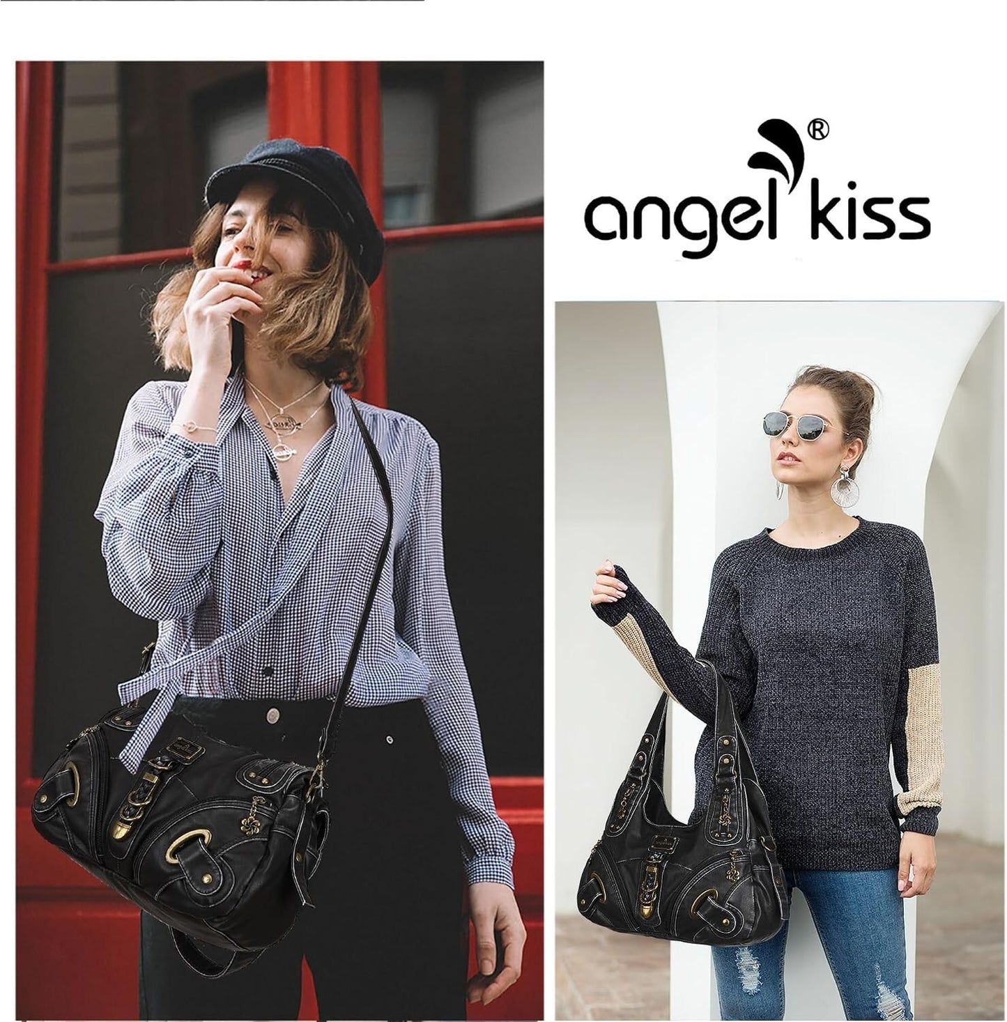 Angelkiss Women's Hobo Handbag Daily Shoulder Bag