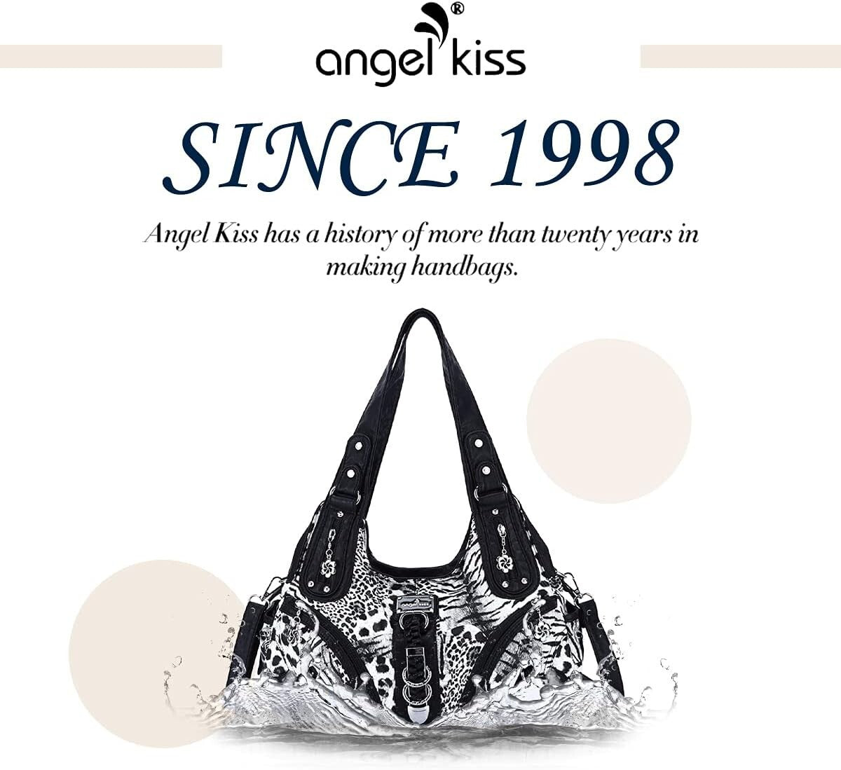 Angelkiss Women's Hobo Purse Handbag Daily Shoulder Bag