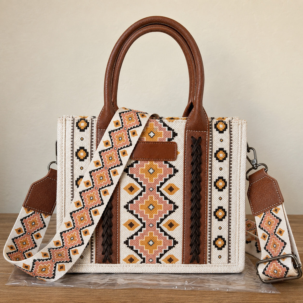 Aztec Tote Bag for Women Boho Shoulder Purses and Handbags