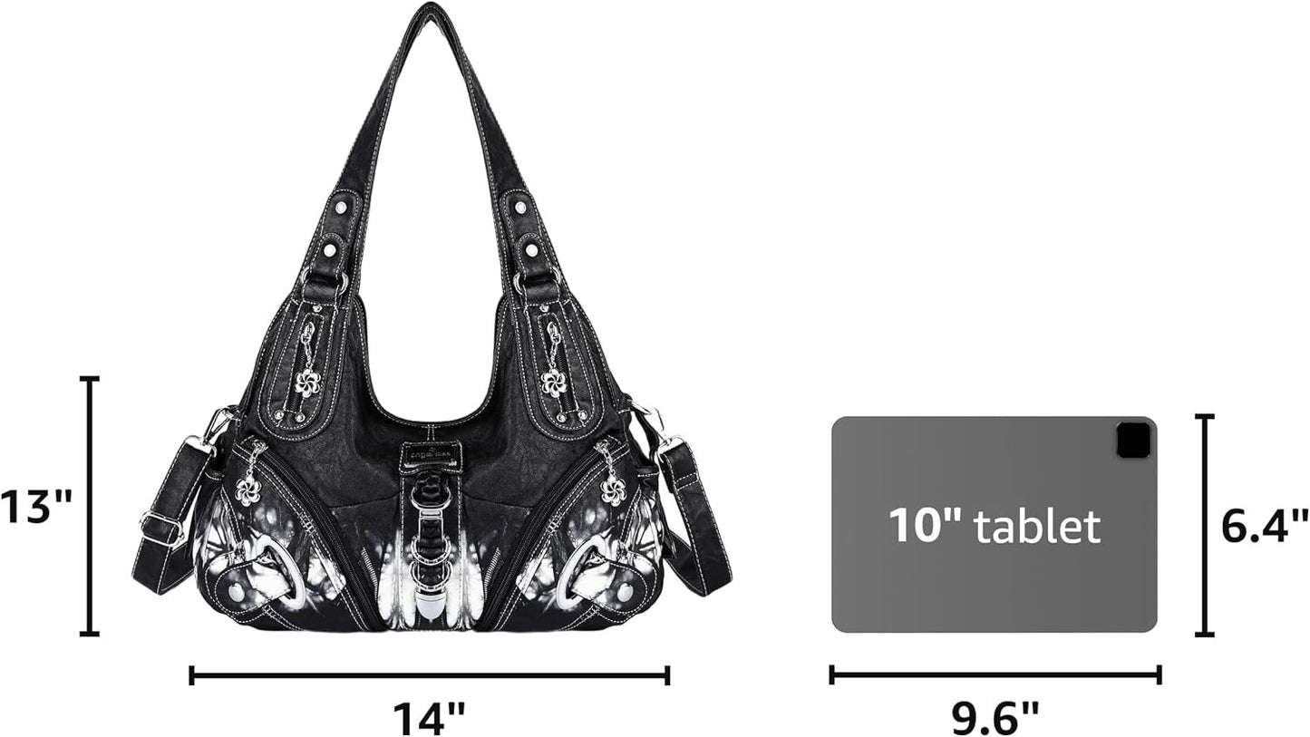 Angelkiss Women's Hobo Purse Large Daily Shoulder Bag